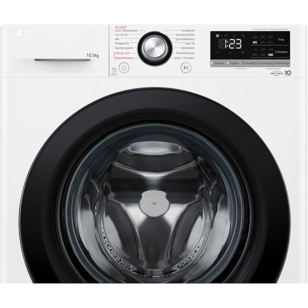 LG Waschmaschine »F4WV40X5«, F4WV40X5, 10,5 kg, 1400 U/min