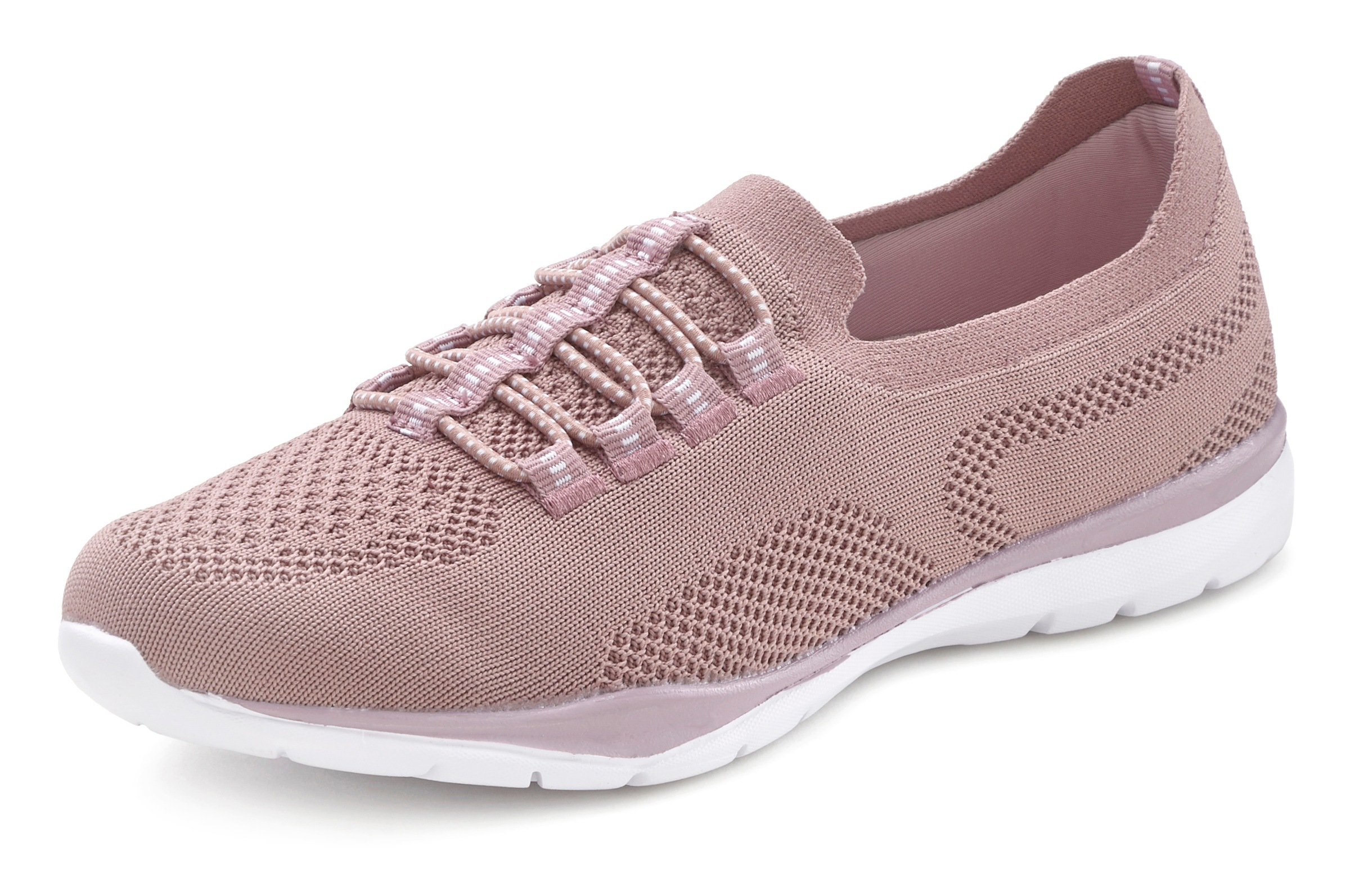 LASCANA Sneaker "Slipper, Halbschuh, Slip-On-Sneaker," aus leichtem Textil- günstig online kaufen