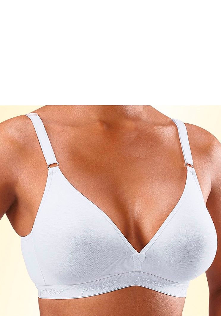 petite fleur Bralette-BH, (Packung, 3 Stück), ohne Bügel im Triangel-Schnitt