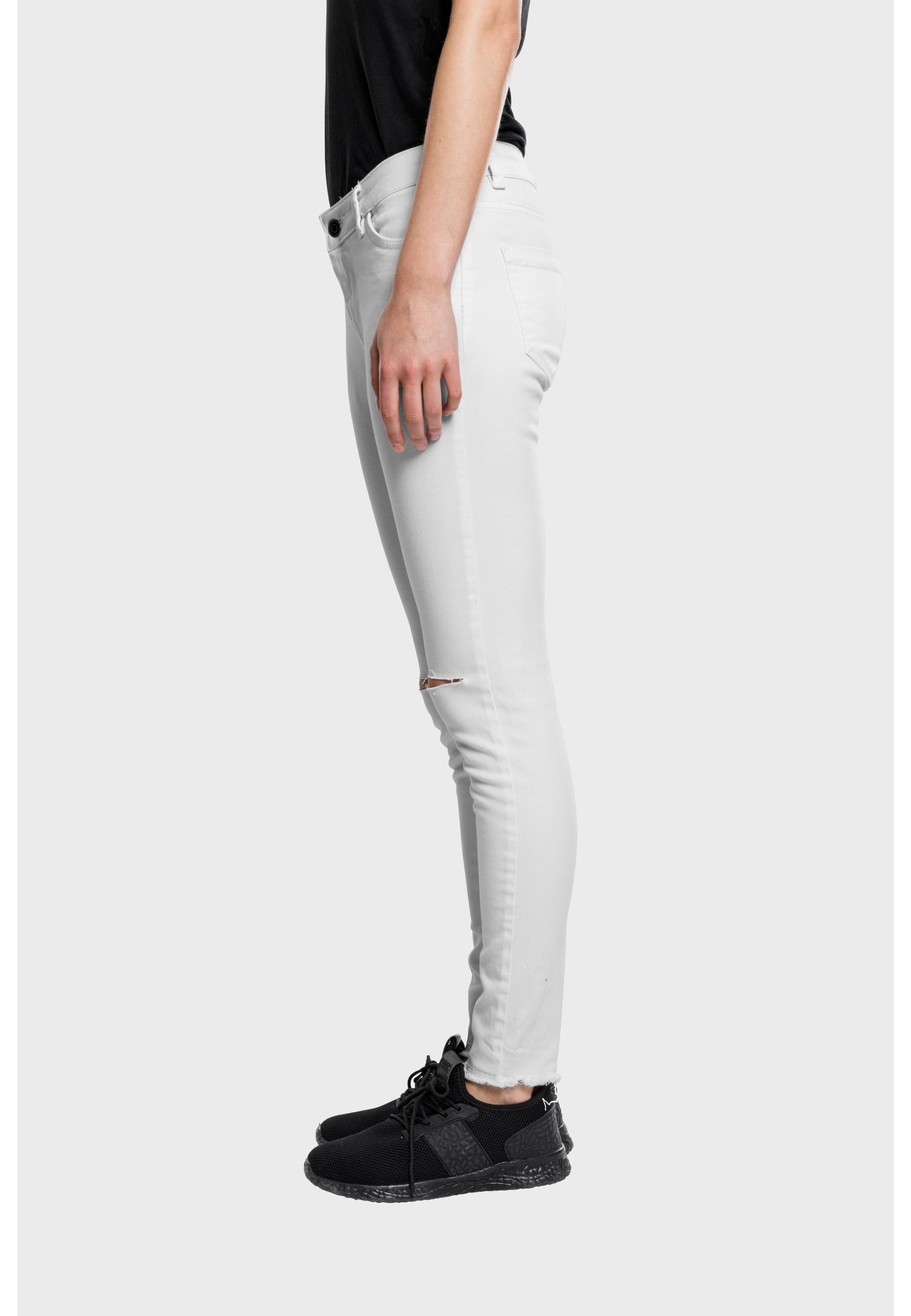 URBAN CLASSICS Stoffhose »Urban Classics Damen Ladies Cut Knee Pants«