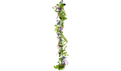 I.GE.A. Kunstblume »Blütenranke«, Blumenranke Stiefmütterchenranke Girlande EfeuRaum... kaufen
