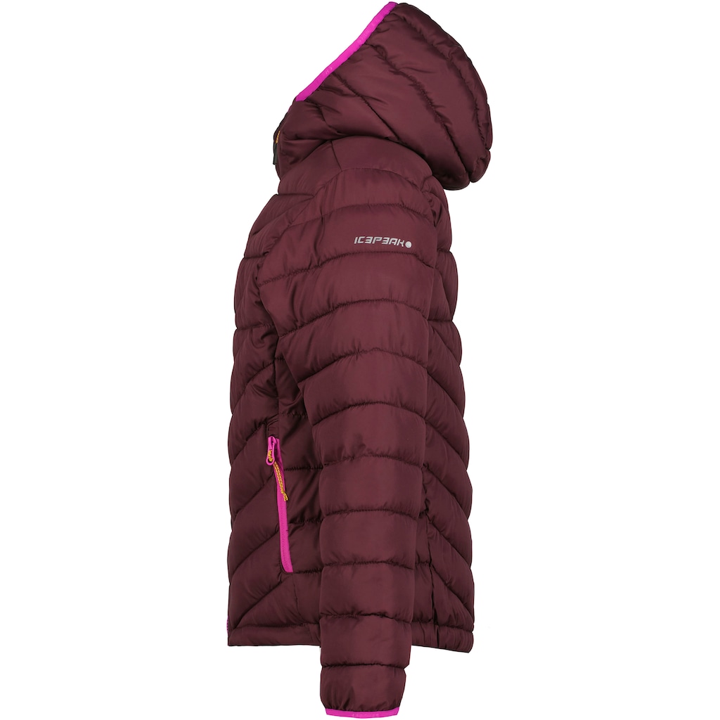 Icepeak Steppjacke »KENYON - für Kinder«, mit Kapuze