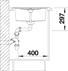 Blanco Granitspüle »METRA 45 S« aus SILGRANIT®