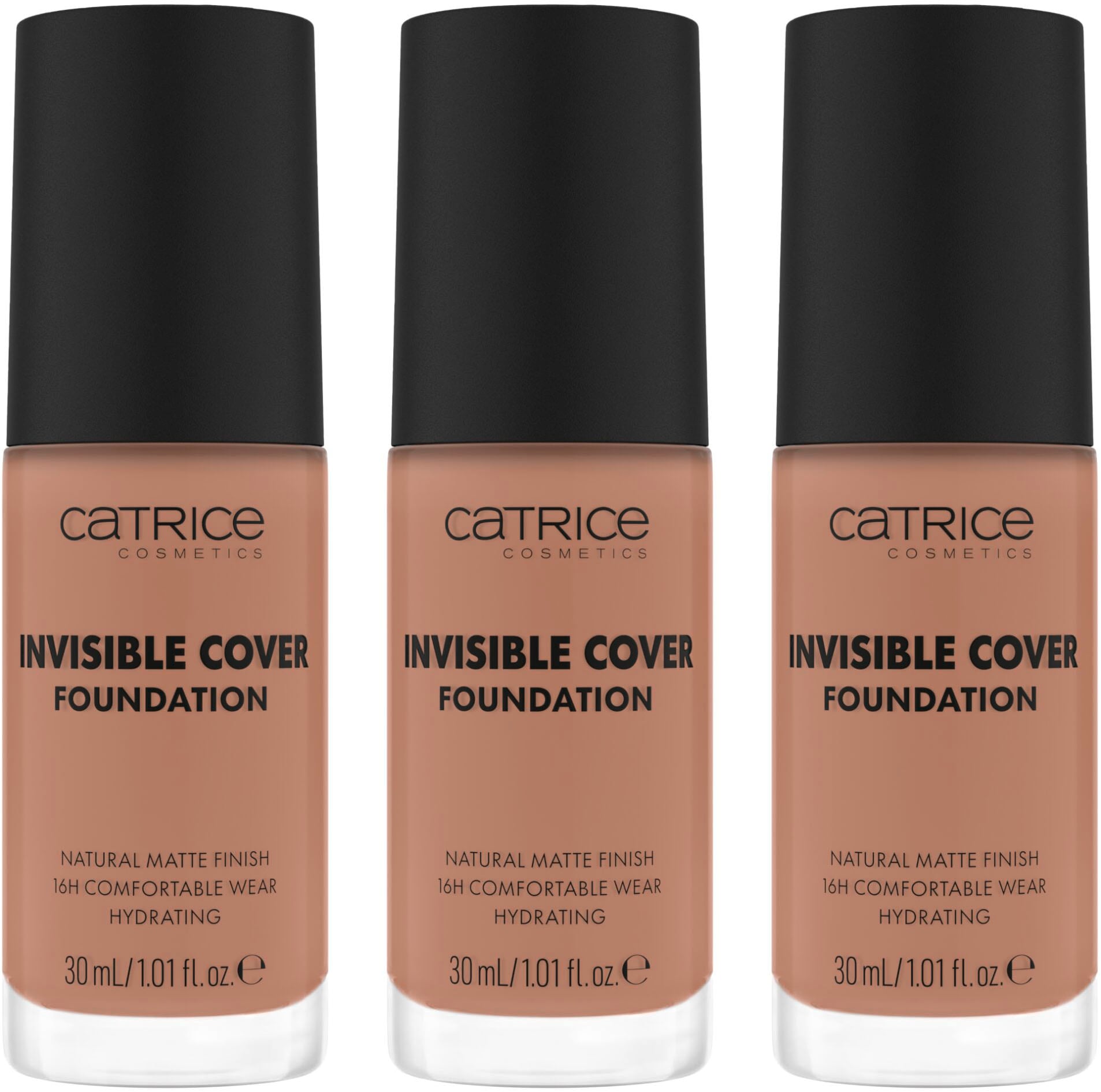 Foundation »Invisible Cover Foundation«, (Set, 3 tlg.)