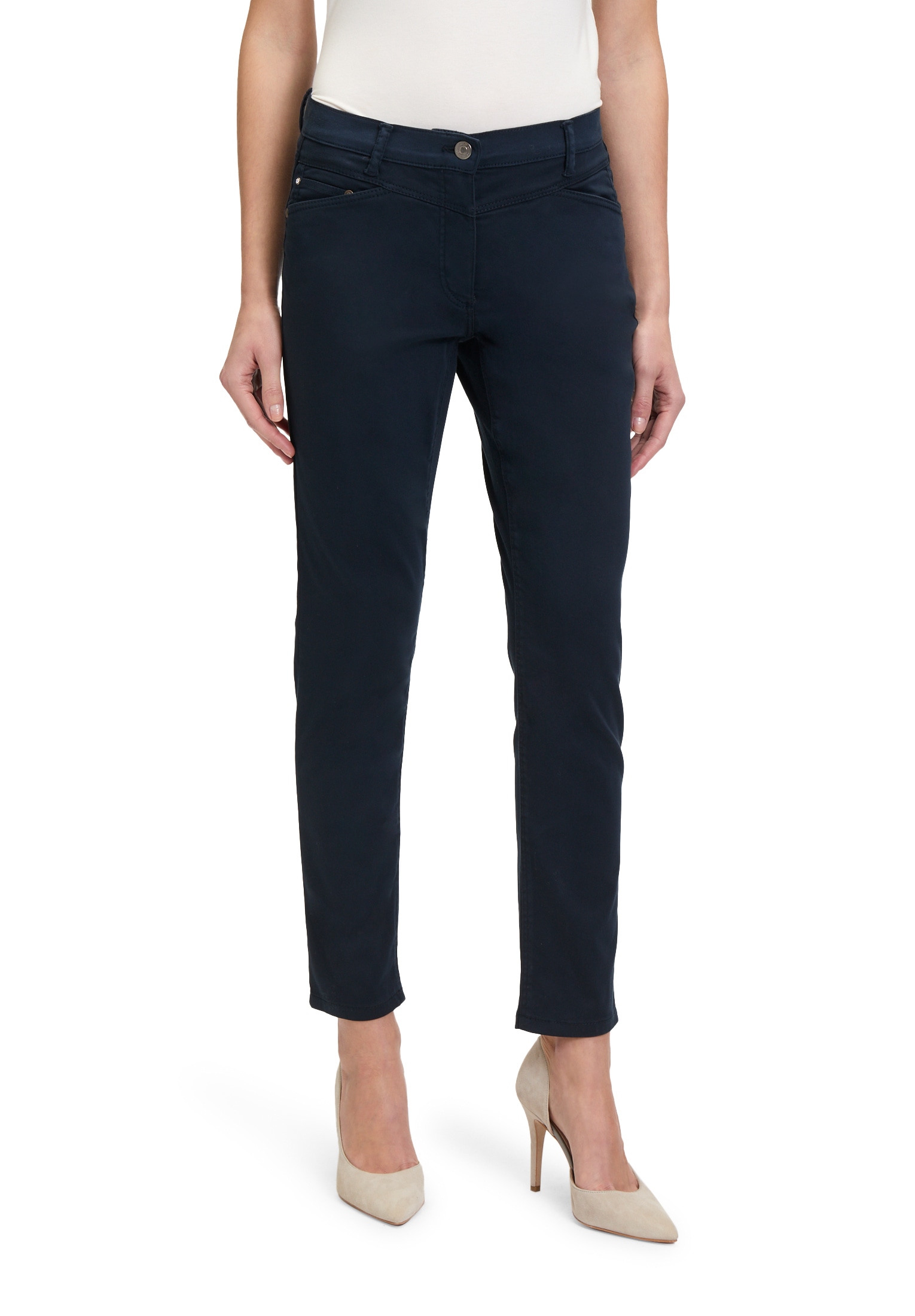 Betty Barclay Stoffhose "Damen Slim Fit" Passenabtrennung günstig online kaufen