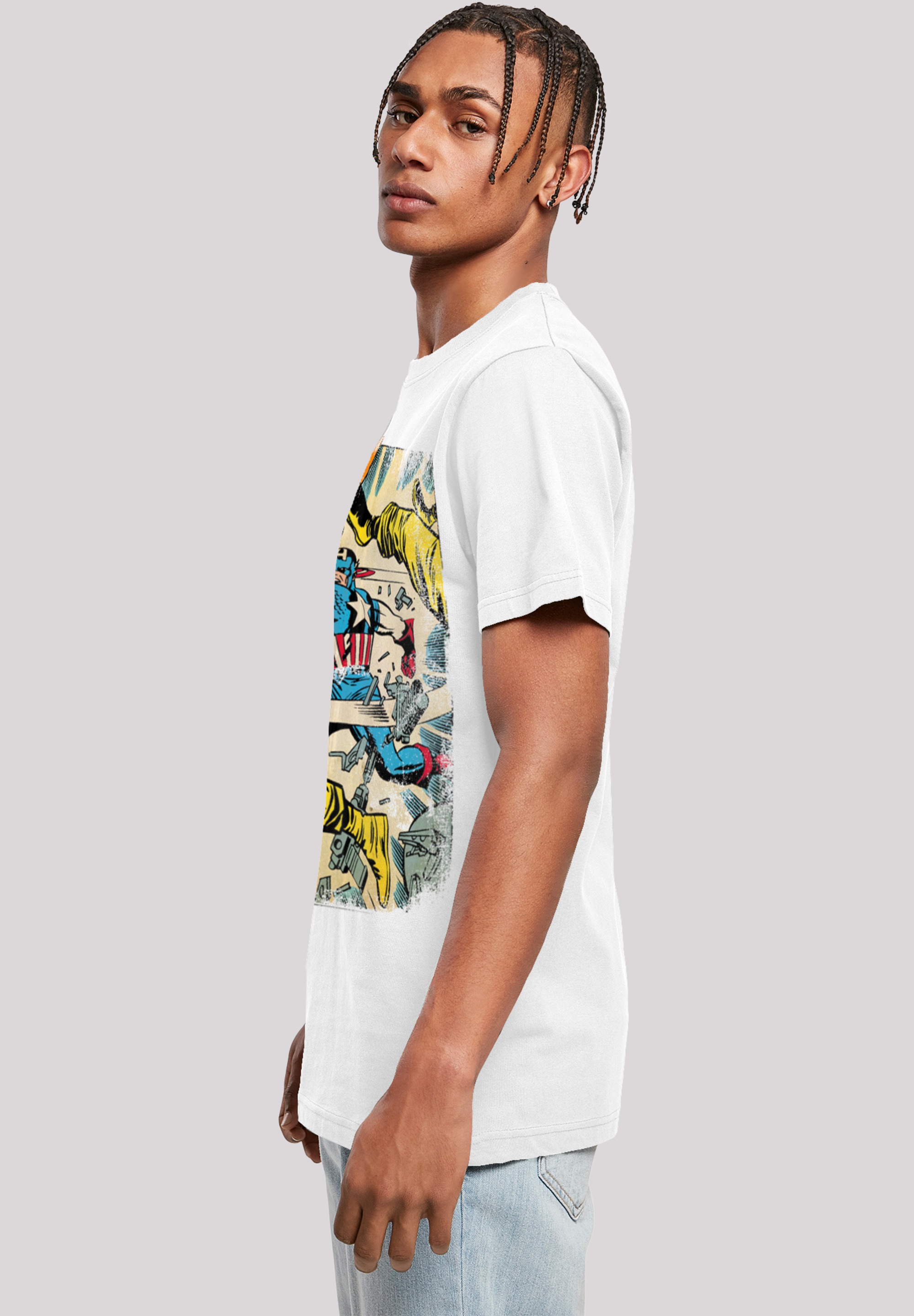 F4NT4STIC Kurzarmshirt »F4NT4STIC Herren«, (1 tlg.)