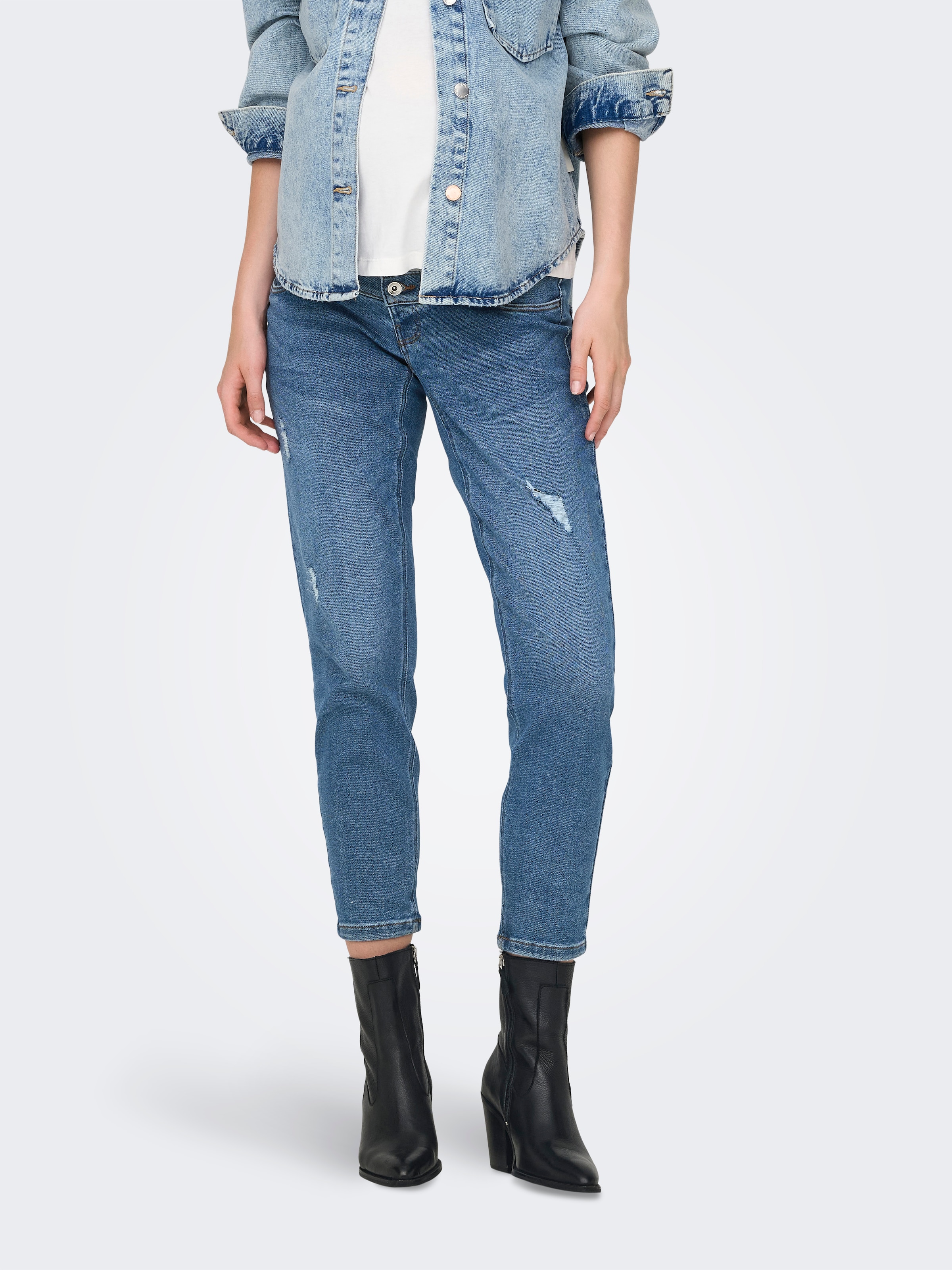 ONLY MATERNITY Umstandsjeans "OLMCATWALK HW MOM AK DES DNM PIM040 NOOS" günstig online kaufen