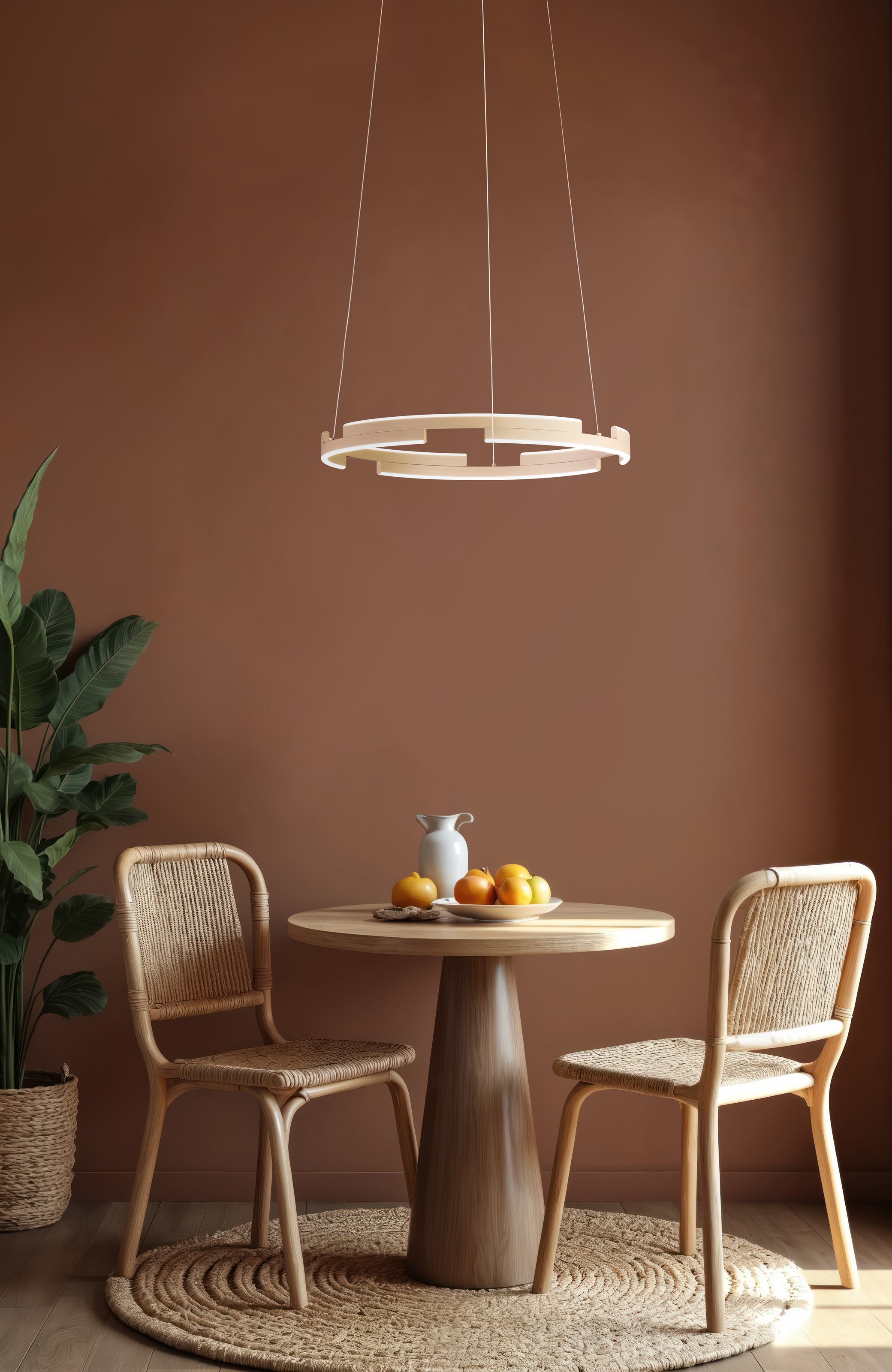 FISCHER & HONSEL Pendelleuchte »Circly« LED-Board 1 Stk. Farbtemperatur stufenlos einstellbar, höhenverstellbar mit Kabellift