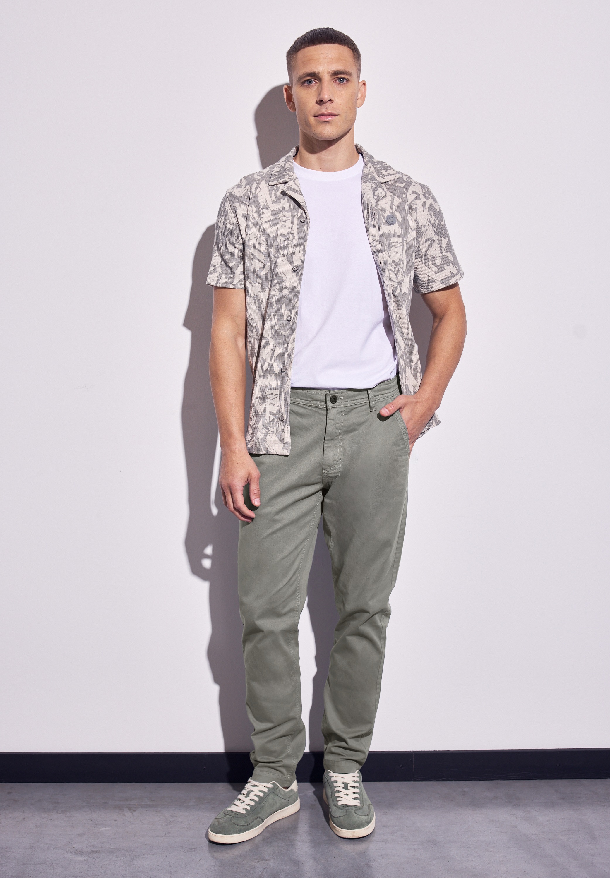 Thumbnail - STREET ONE MEN Chinohose, aus Baumwolle mit Stretchanteil