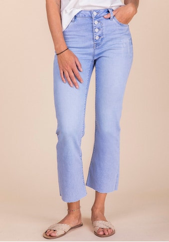 BLUE FIRE Ankle-Jeans »EMMA«, mit leicht ausgefranster Kante am Beinabschluss kaufen