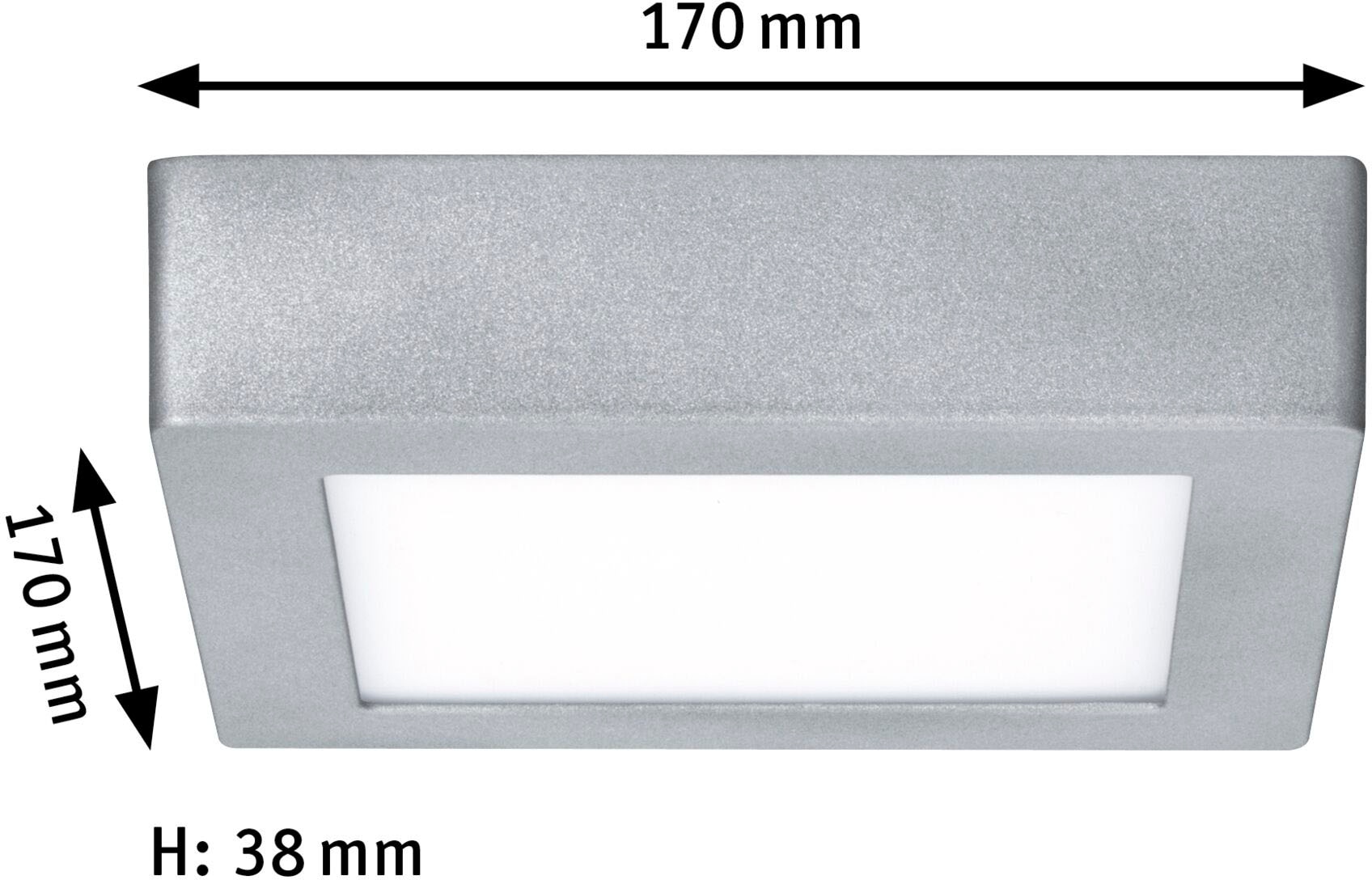 Paulmann LED Deckenleuchte »Lunar«, 1 flammig