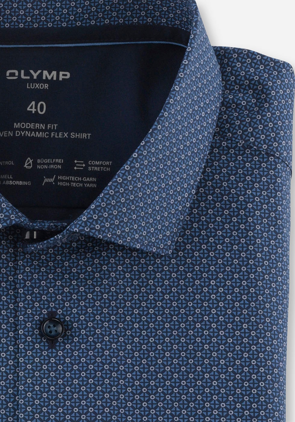 OLYMP Businesshemd »Luxor modern fit«, aus der aus der 24/7 Luxor Modern Fit-Serie