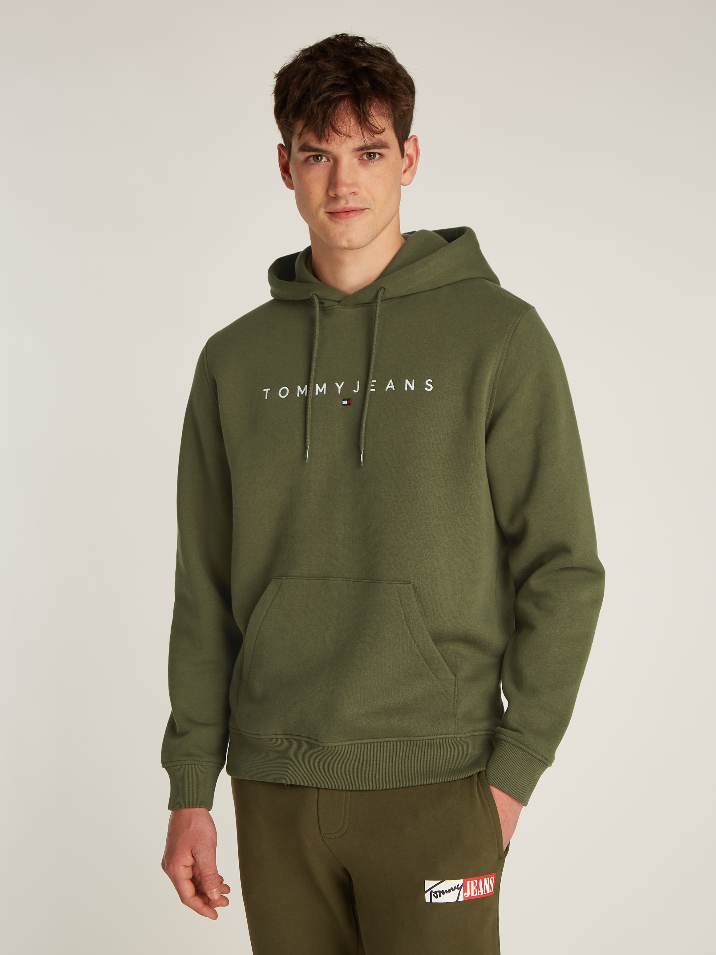 Tommy Jeans Plus Hoodie "TJM REG LINEAR LOGO HOODIE EXT", in Große Größen, günstig online kaufen