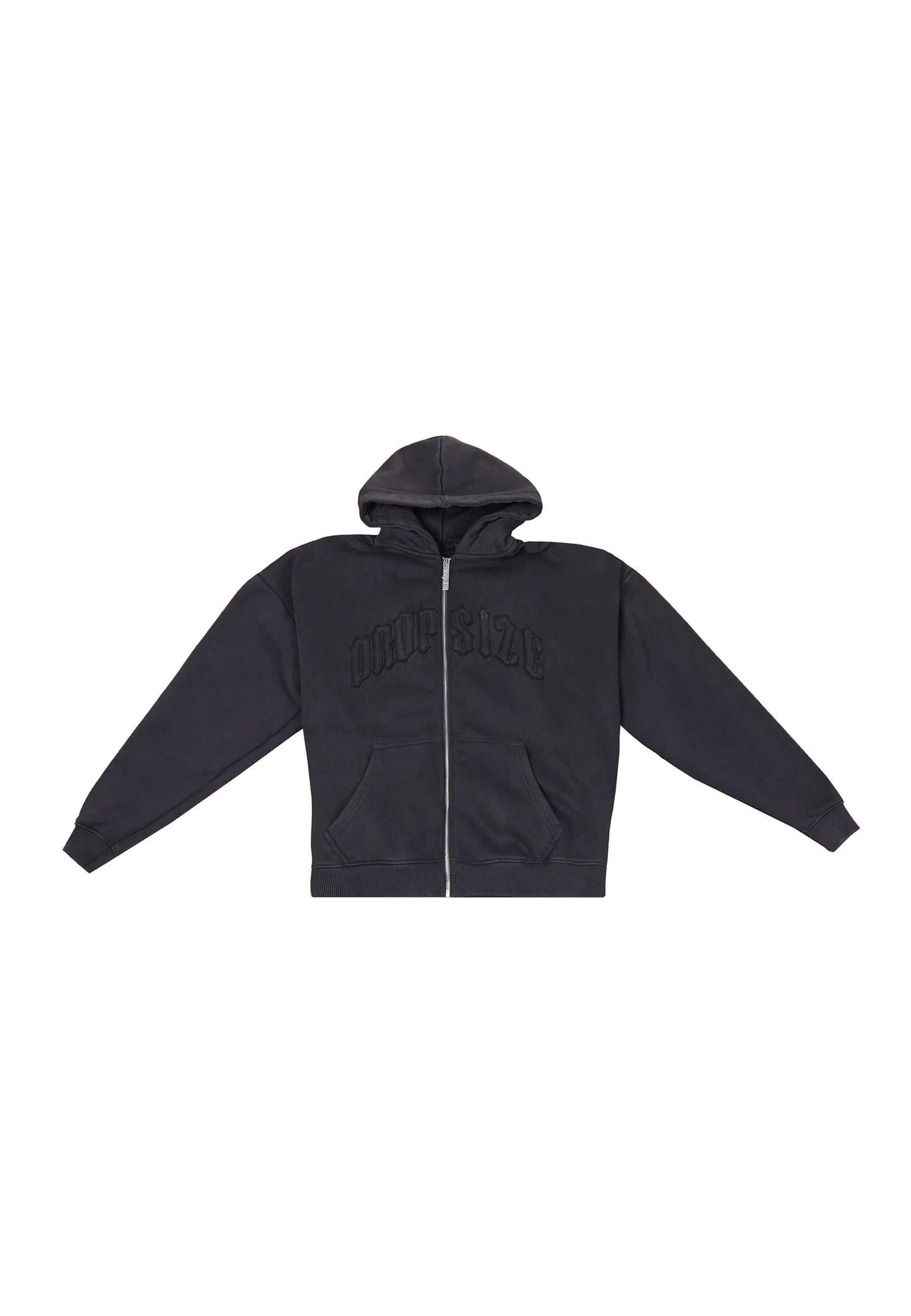 Dropsize Sweatjacke "Dropsize SUPER HEAVY OVERISZE RAW EDGES ZIP HOODIE" günstig online kaufen
