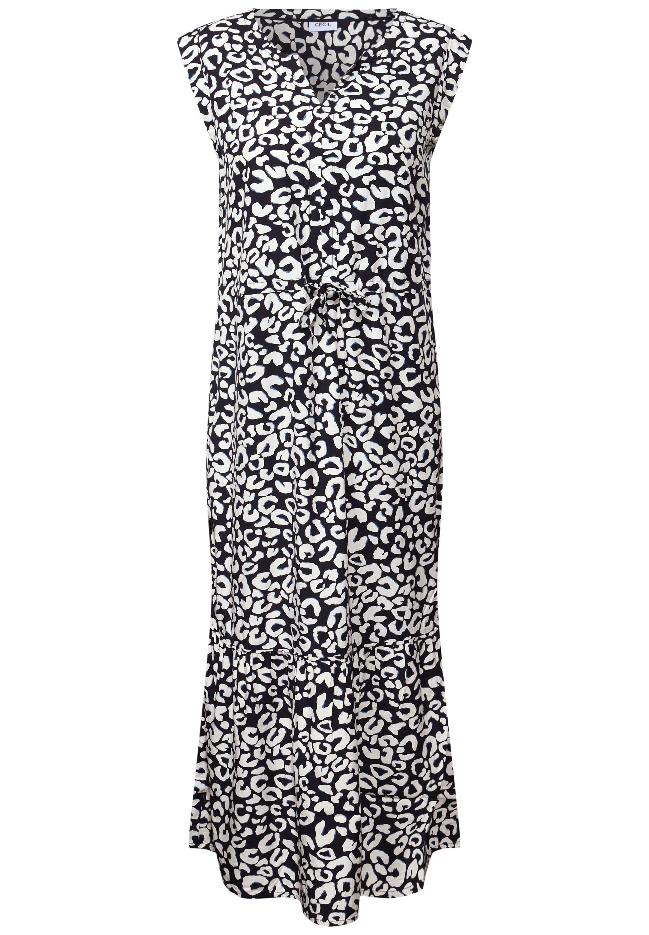 Cecil Midikleid, mit allover Print