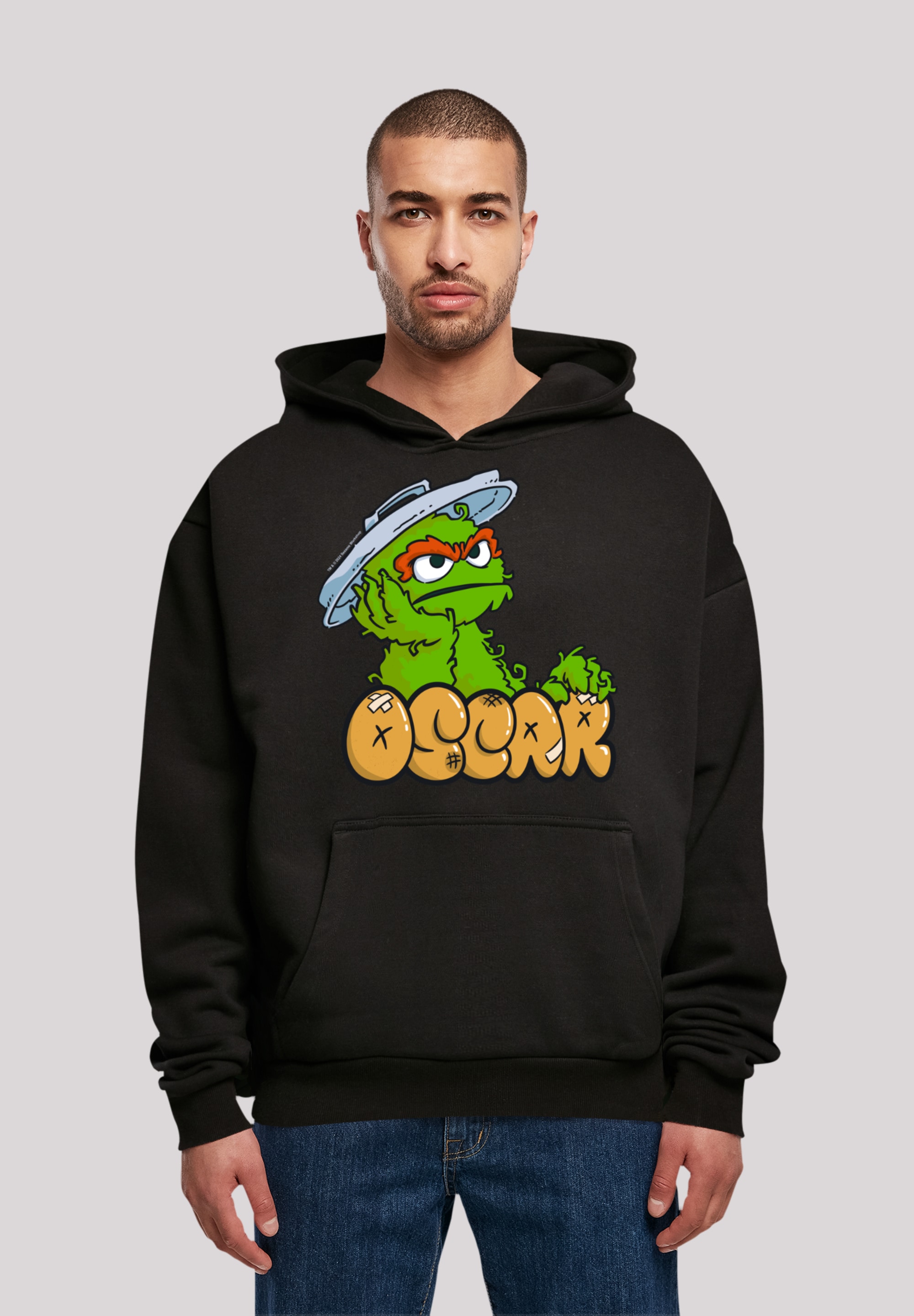 F4NT4STIC Kapuzenpullover "Sesamstraße Oscar Annoyed", Premium Qualität, We günstig online kaufen