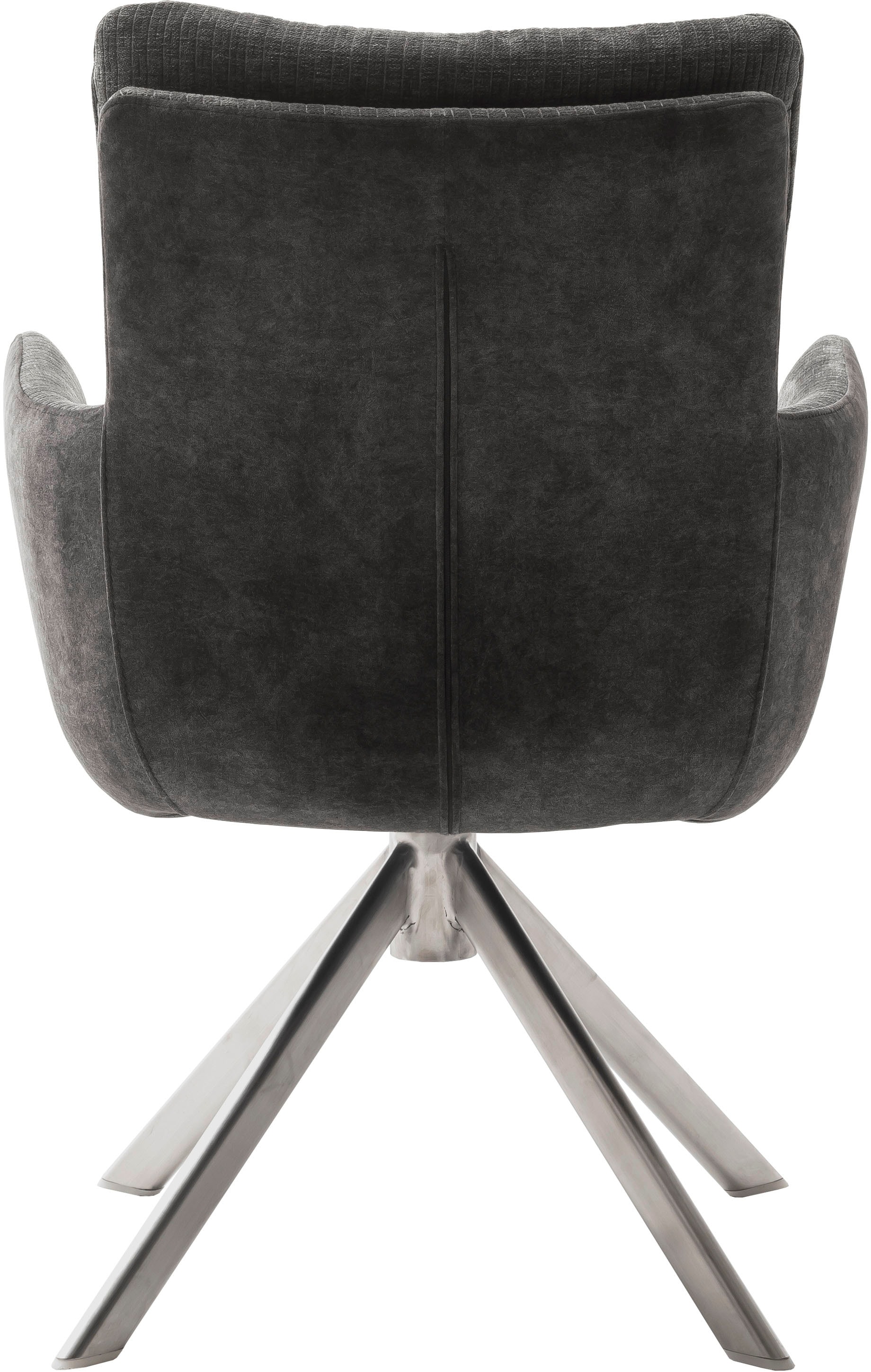 MCA furniture Esszimmerstuhl »MALIA«, (Set, 2 Stck), 360° drehbar, Taschenfederkern, Sitzhöhe ca. 49 cm