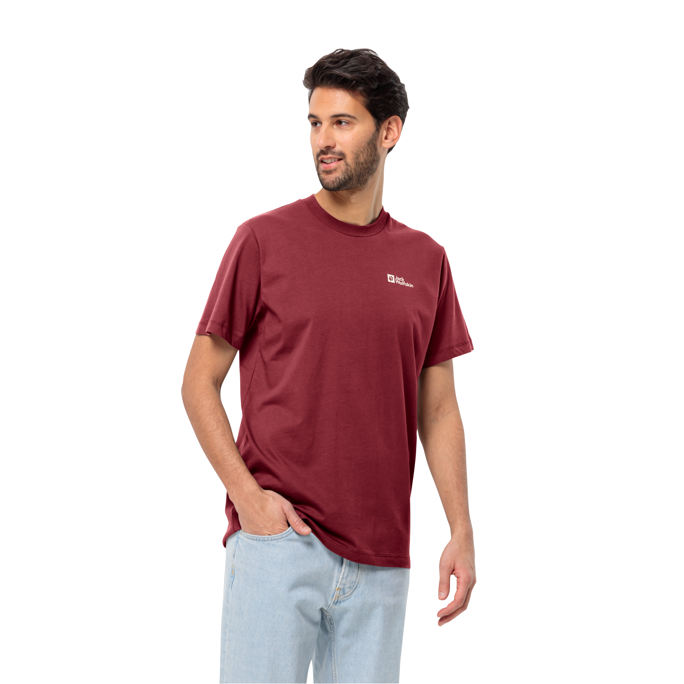 Jack Wolfskin T-Shirt "ESSENTIAL T M", weiches, klassisches T-Shirt aus atm günstig online kaufen