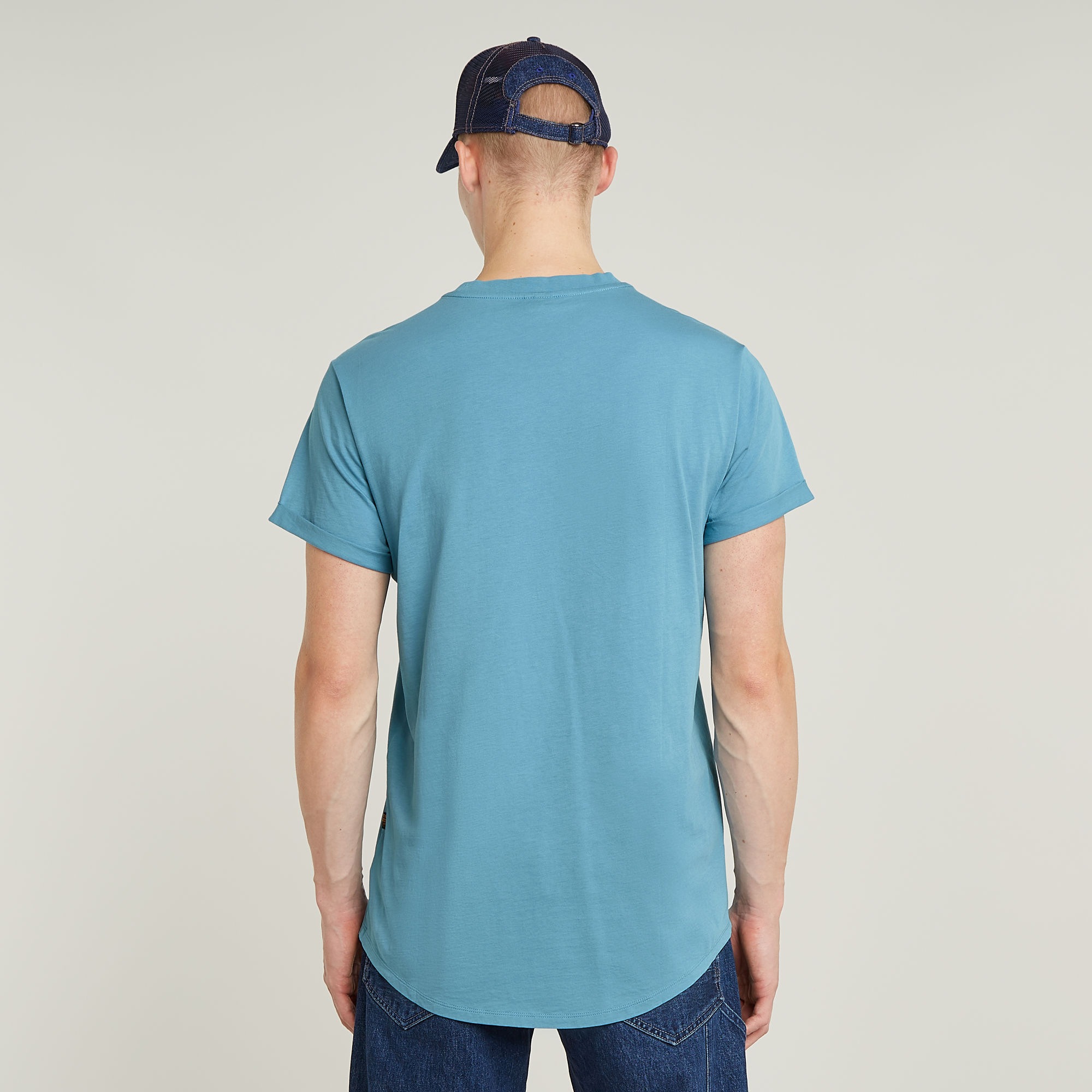 G-STAR Kurzarmshirt "Lash" Rundhals, Logoapplikation günstig online kaufen