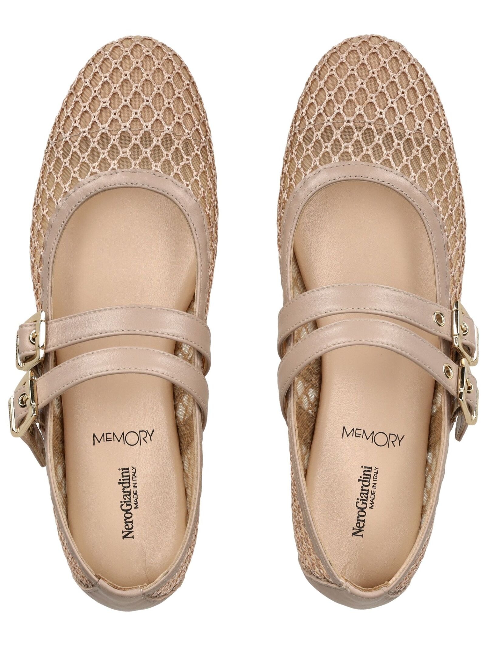 Nero Giardini Riemchenballerina »Nero Giardini Ballerinas Leder/Textil«
