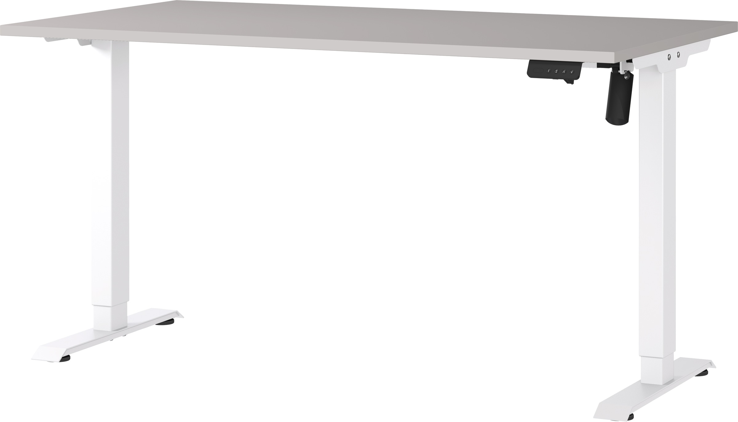 GERMANIA Schreibtisch »Boras, elektrisch höhenverstellbar«, Breite 120/140/160 cm, Metallgestell, Made in Germany