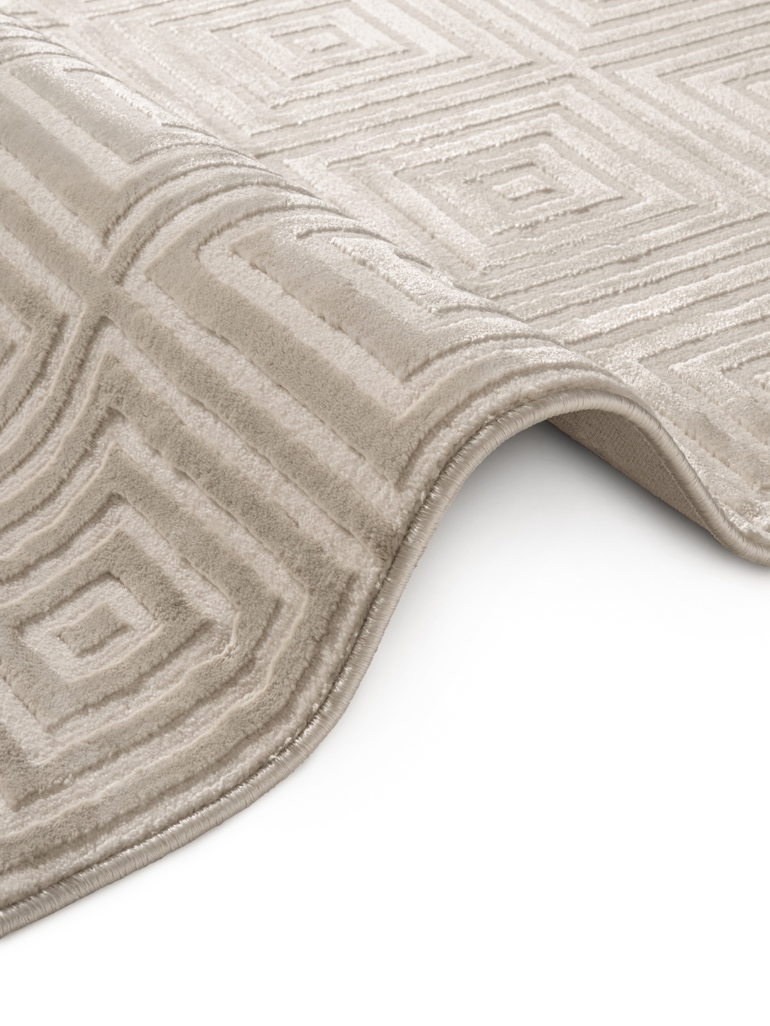 ELLE DECORATION Designteppich »Tourmaline«, rechteckig, 9 mm Höhe, Wohnzimmer, Schlafzimmer, Läufer, Hoch-Tief Effekt, Flur, Glanz