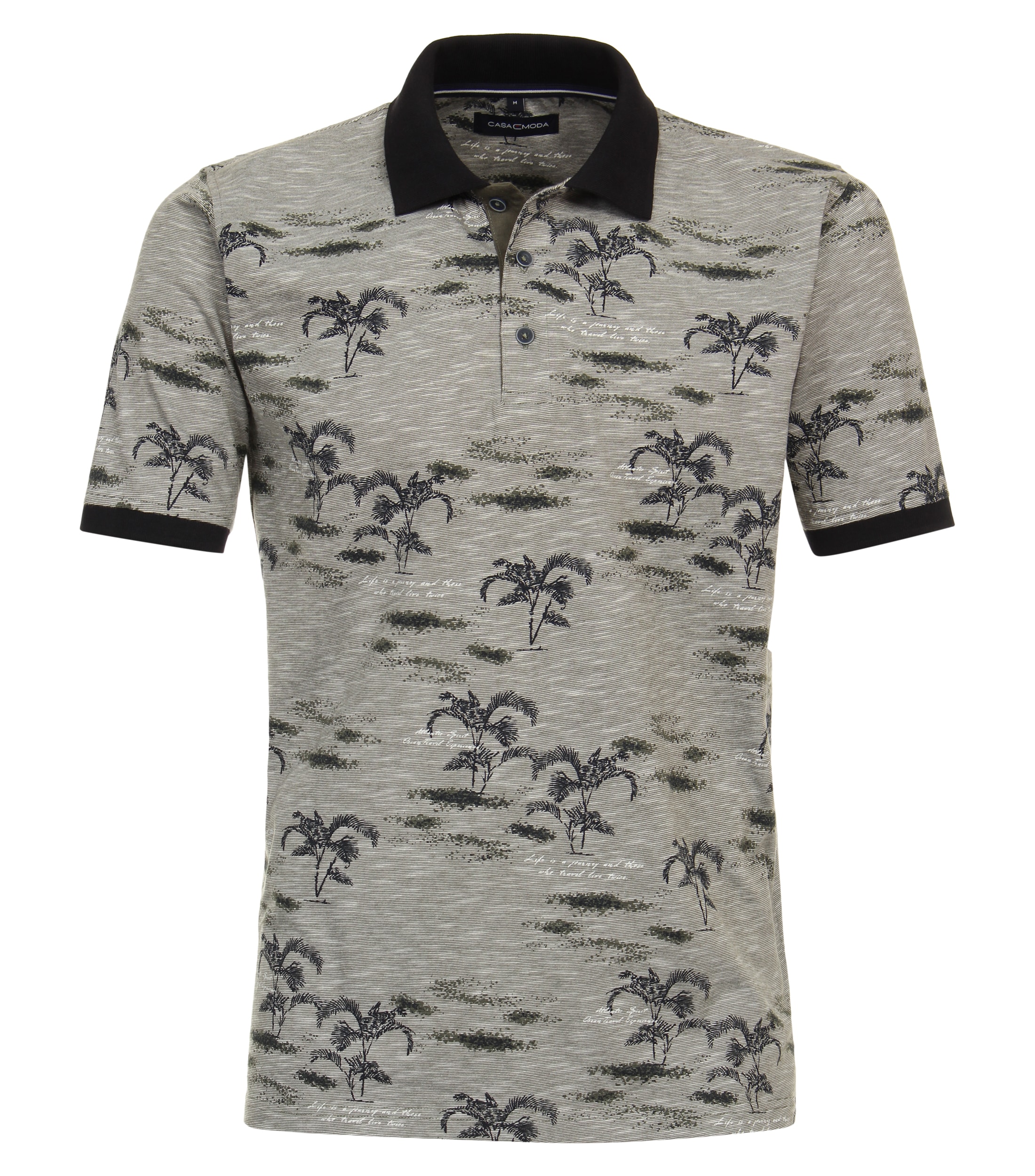 CASAMODA Poloshirt "CASAMODA Polo-Shirt Print" günstig online kaufen