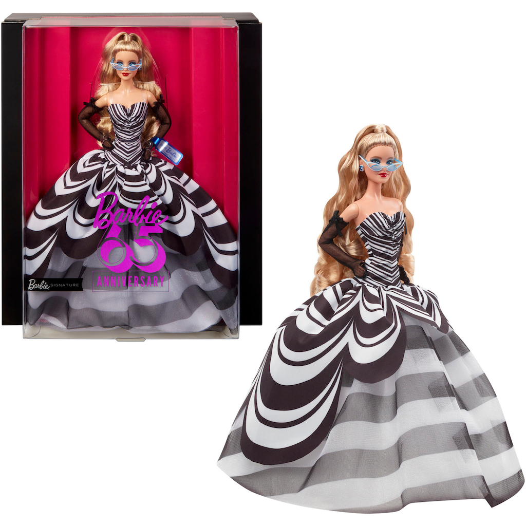Barbie Anziehpuppe »Barbie Signature, Sammlerpuppe zum 65. Jubiläum mit blonden Haaren«