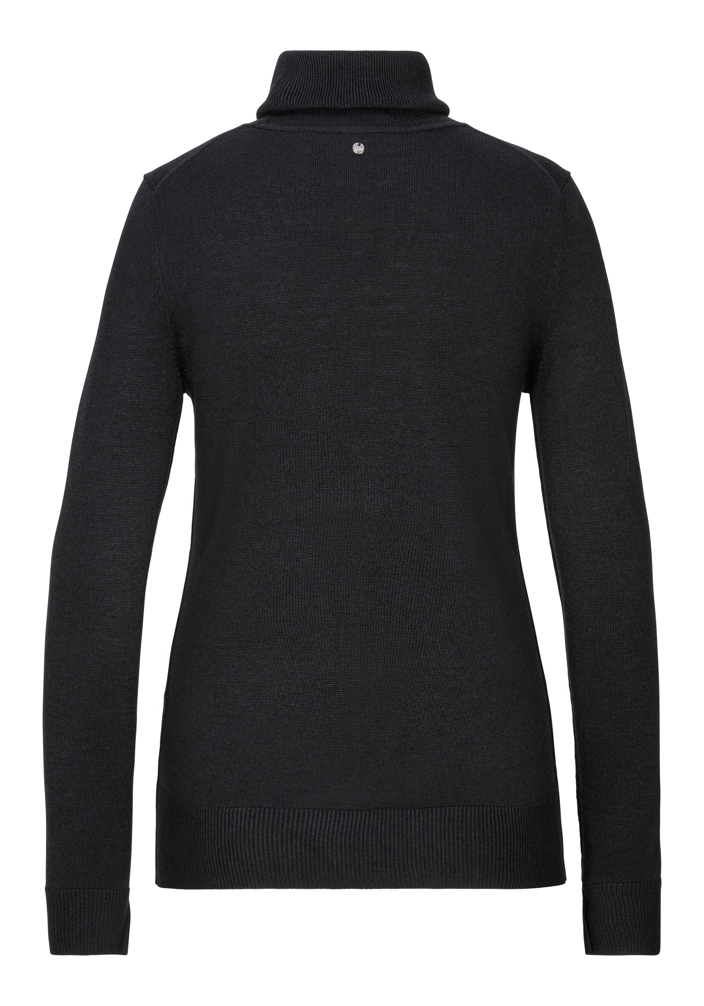BOSS ORANGE Strickpullover »Fiddie Premium Damenmode«, mit modischem Schlitz am Ärmelsaum