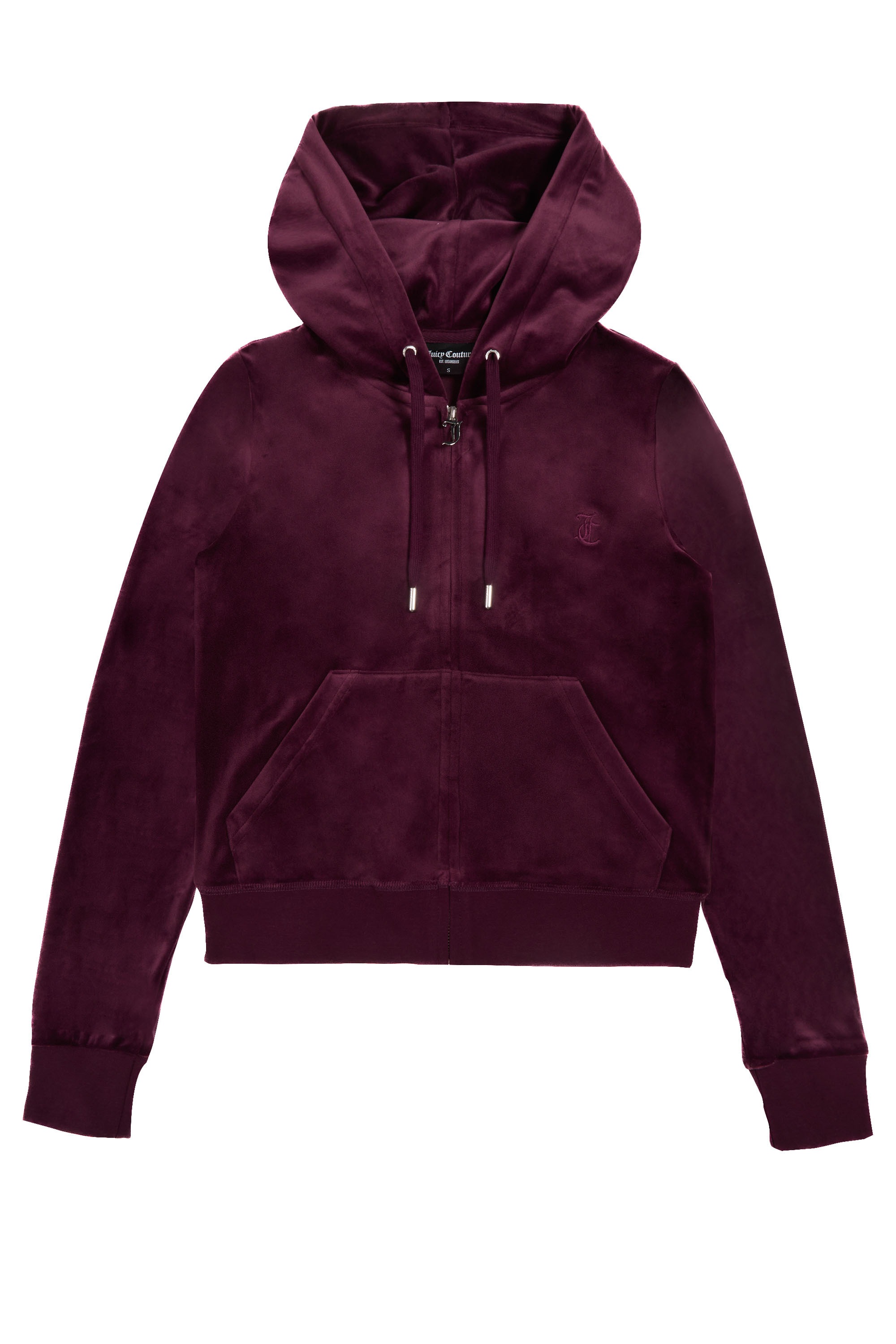 JUICY COUTURE Damen Kapuzennickijacke "ROBERTSON HOODIE . Damen"winetasting, Gr. S, 95% Polyester, 5% Elasthan, Jacken, Trainingsjacke Damen,