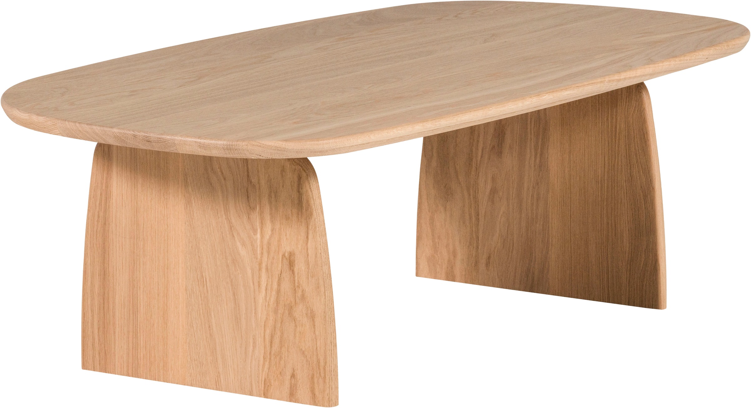 WOOOD Couchtisch »Tablo mit FSC®-Mix Eichenholz lackiert B 110 x T 60 x H 35 cm« Transparente Schutzlackierung, Tragkraft 50 kg, einfach zu montieren