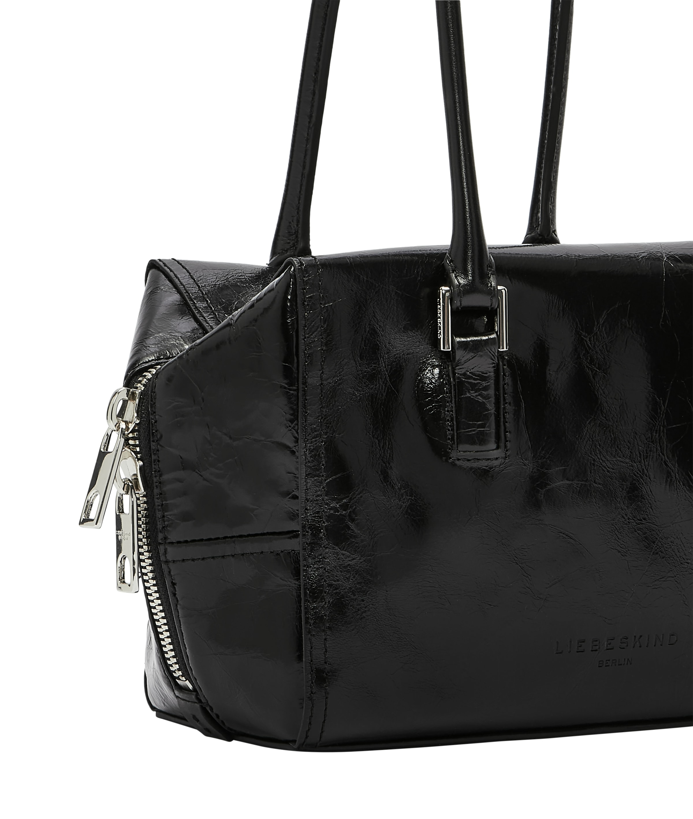 Liebeskind Berlin Henkeltasche »Satchel S KAYLA ARCHIVE LACK DISTRESSED«, Handtasche, Henkeltasche, Tasche Damen
