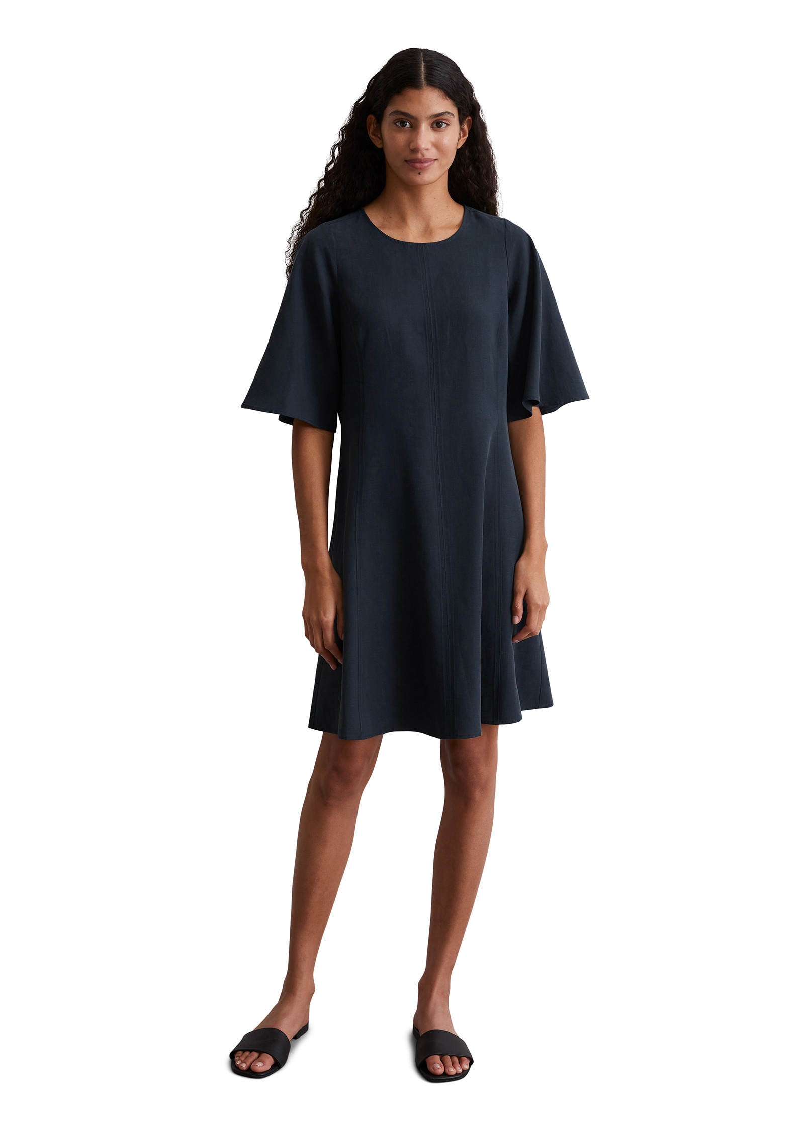 Marc O'Polo Midikleid »aus TENCEL™ Lyocell-Leinen-Mix«