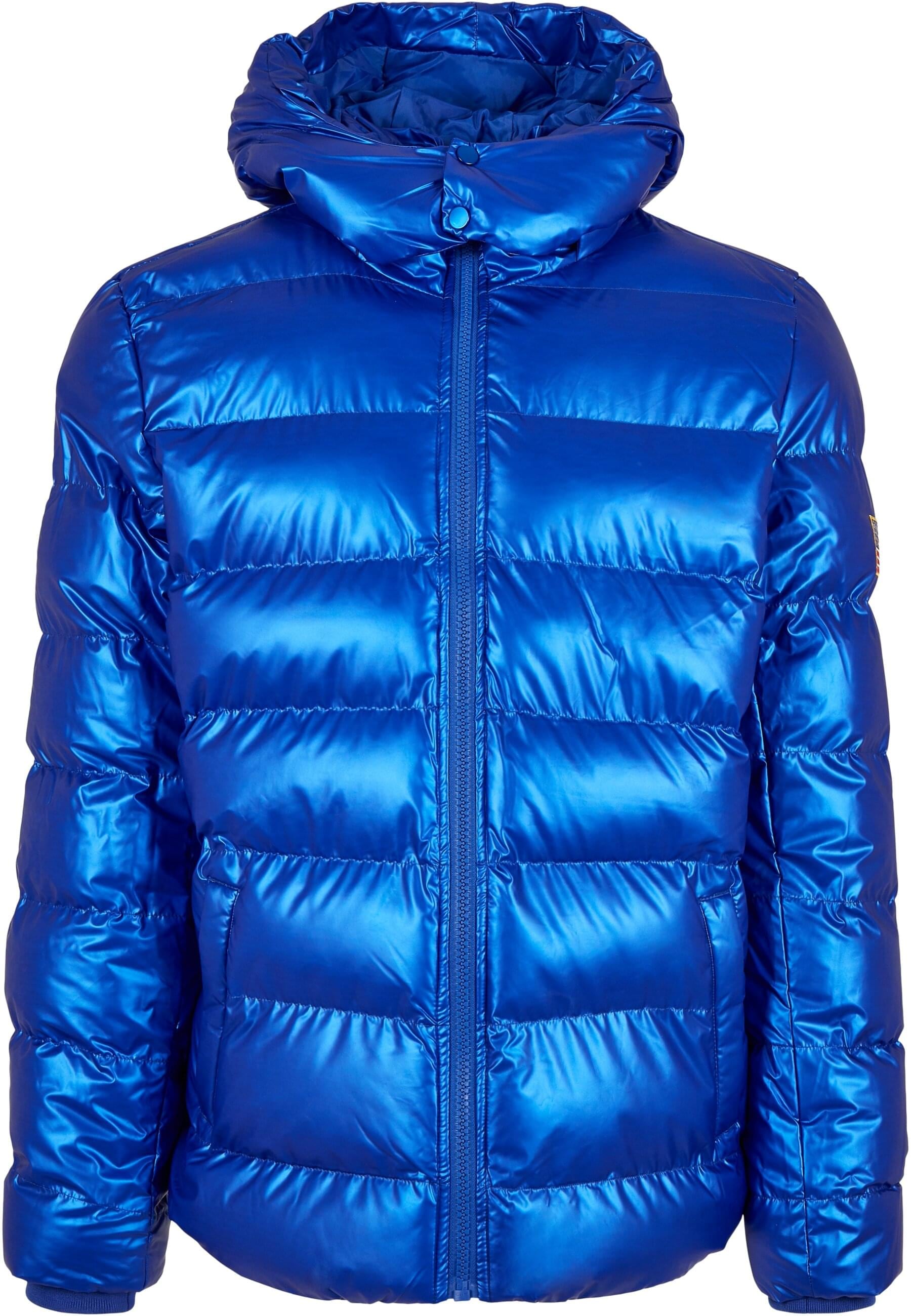 MisterTee Winterjacke »MisterTee Herren NASA Insignia Metallic Puffer Jacket«, (1 St.), ohne Kapuze