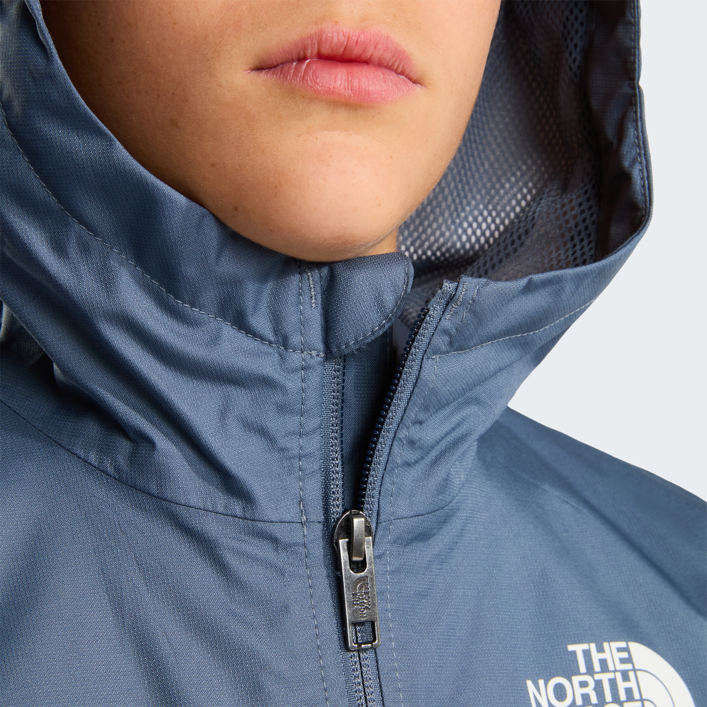 The North Face Regenjacke »TEEN ZIPLINE RAIN JACKET« für Jugendliche, mit fester Kapuze, mit RV-Garage