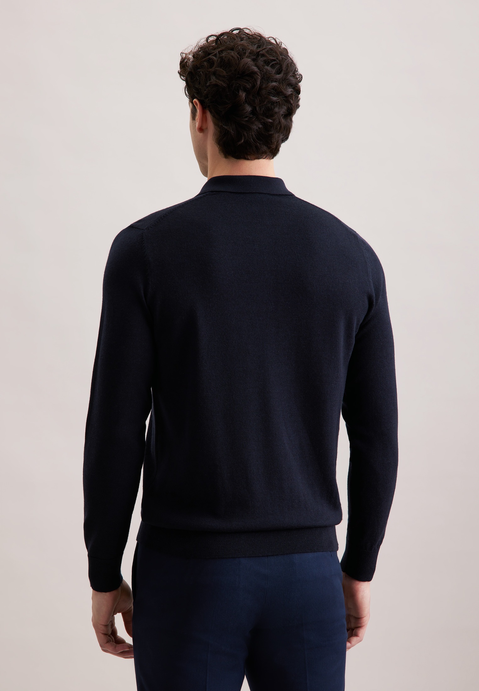 seidensticker Polokragenpullover "Schwarze Rose" 1/1 Kragen Uni günstig online kaufen