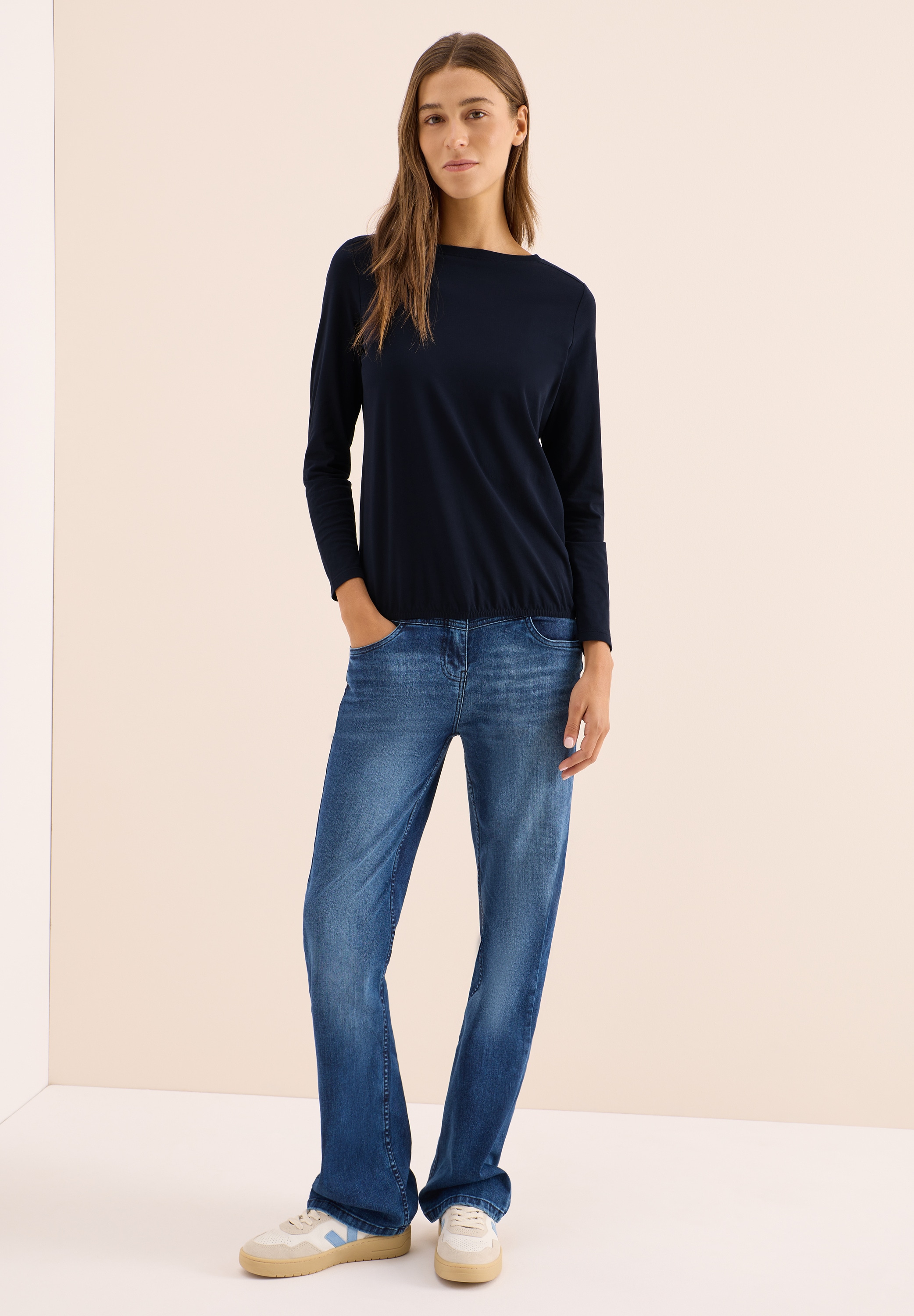 Cecil Langarmshirt, aus reiner Baumwolle