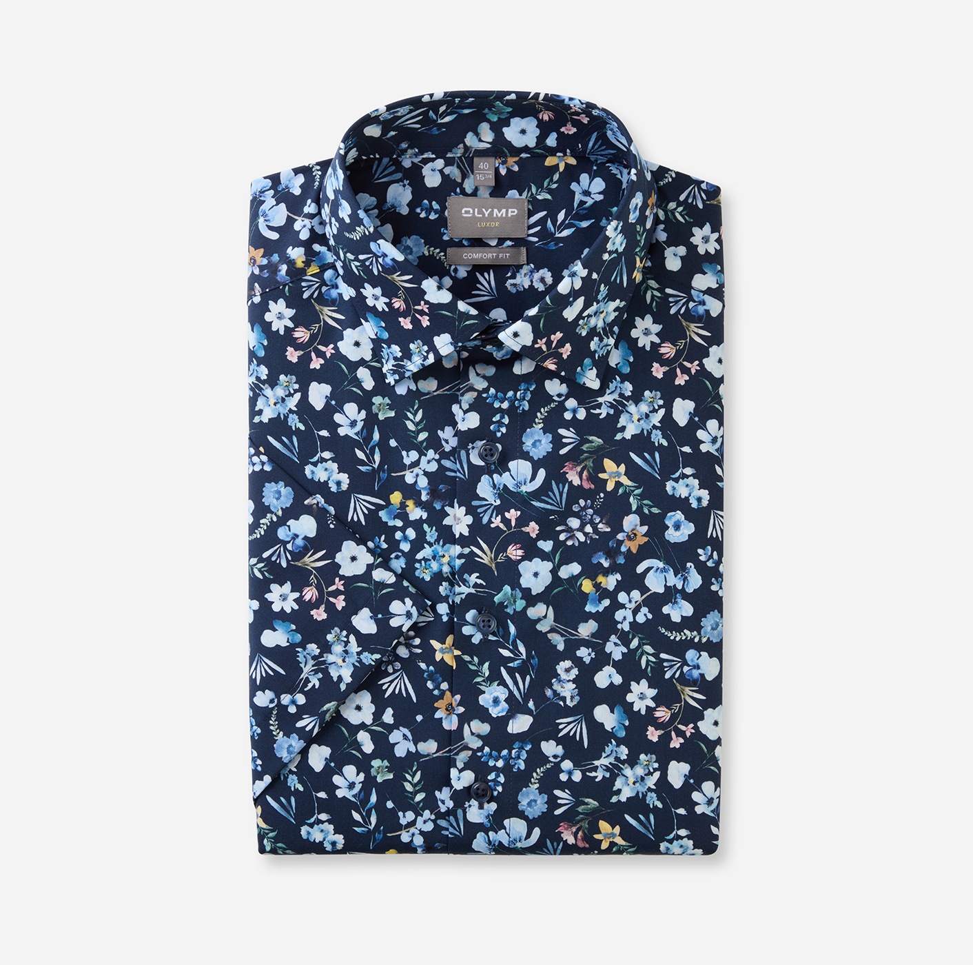 OLYMP Kurzarmhemd »Luxor comfort fit«, mit floralem Print