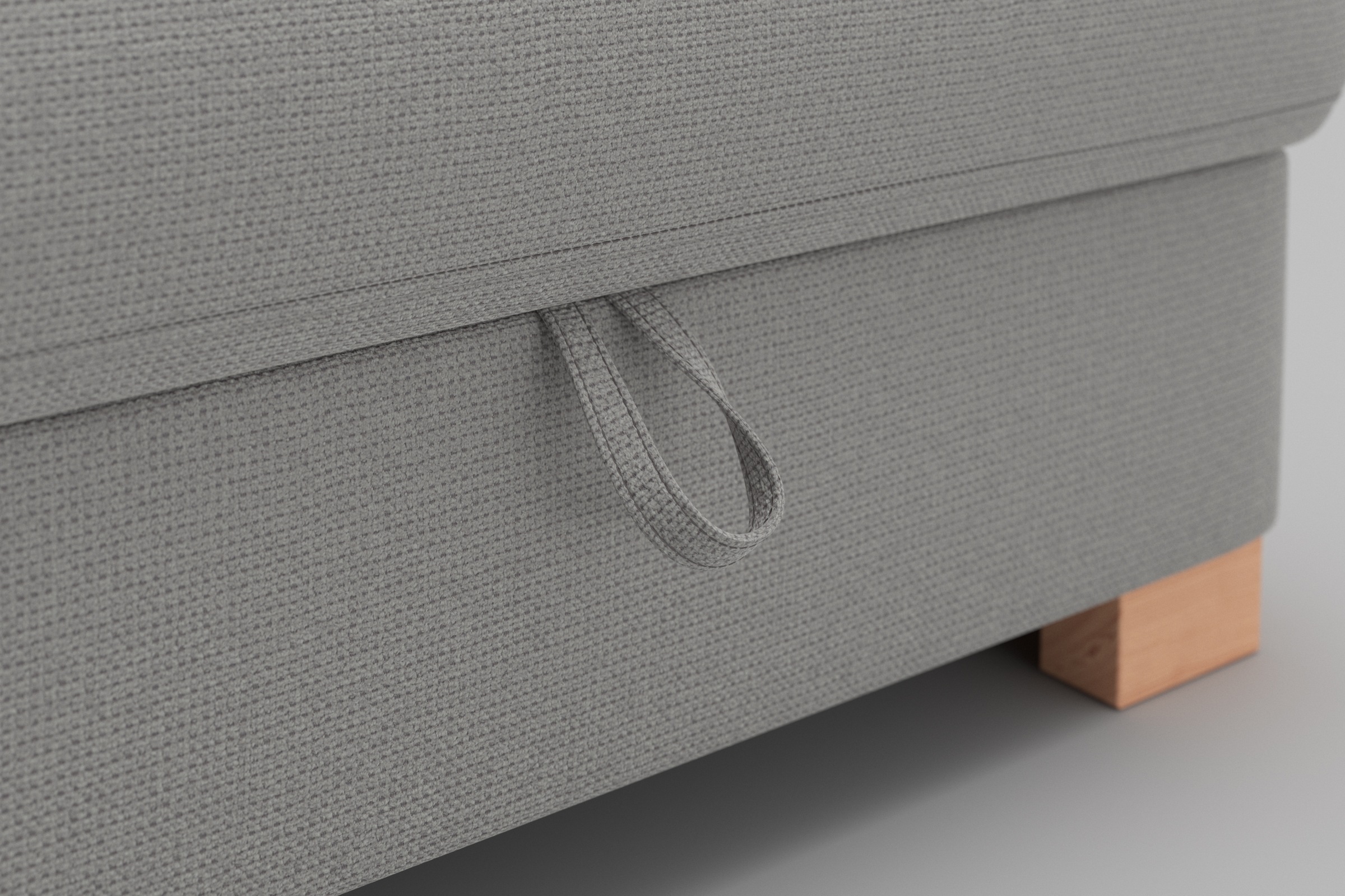 sit&more Ecksofa »Quincy L-Form«, wahlweise mit Bettfunktion und Bettkasten