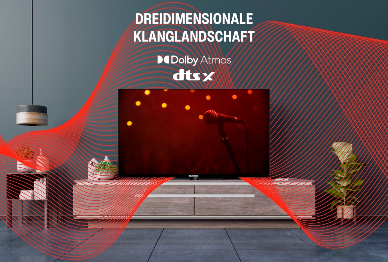 Telefunken QLED-Fernseher »D43Q700M6CW«, 4K Ultra HD, Google TV-Smart-TV