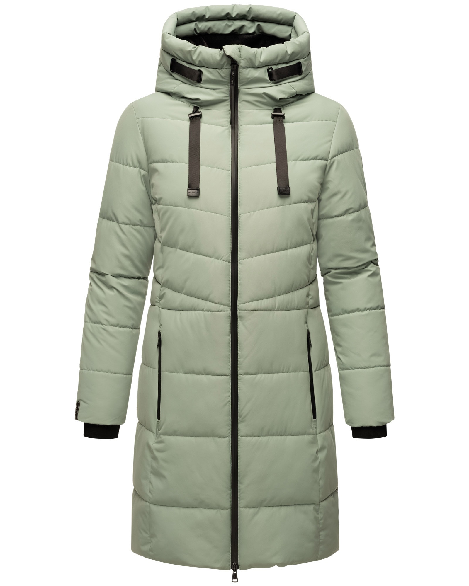 Marikoo Winterjacke »Natsukoo XVI«, Stepp Mantel mit großer Kapuze