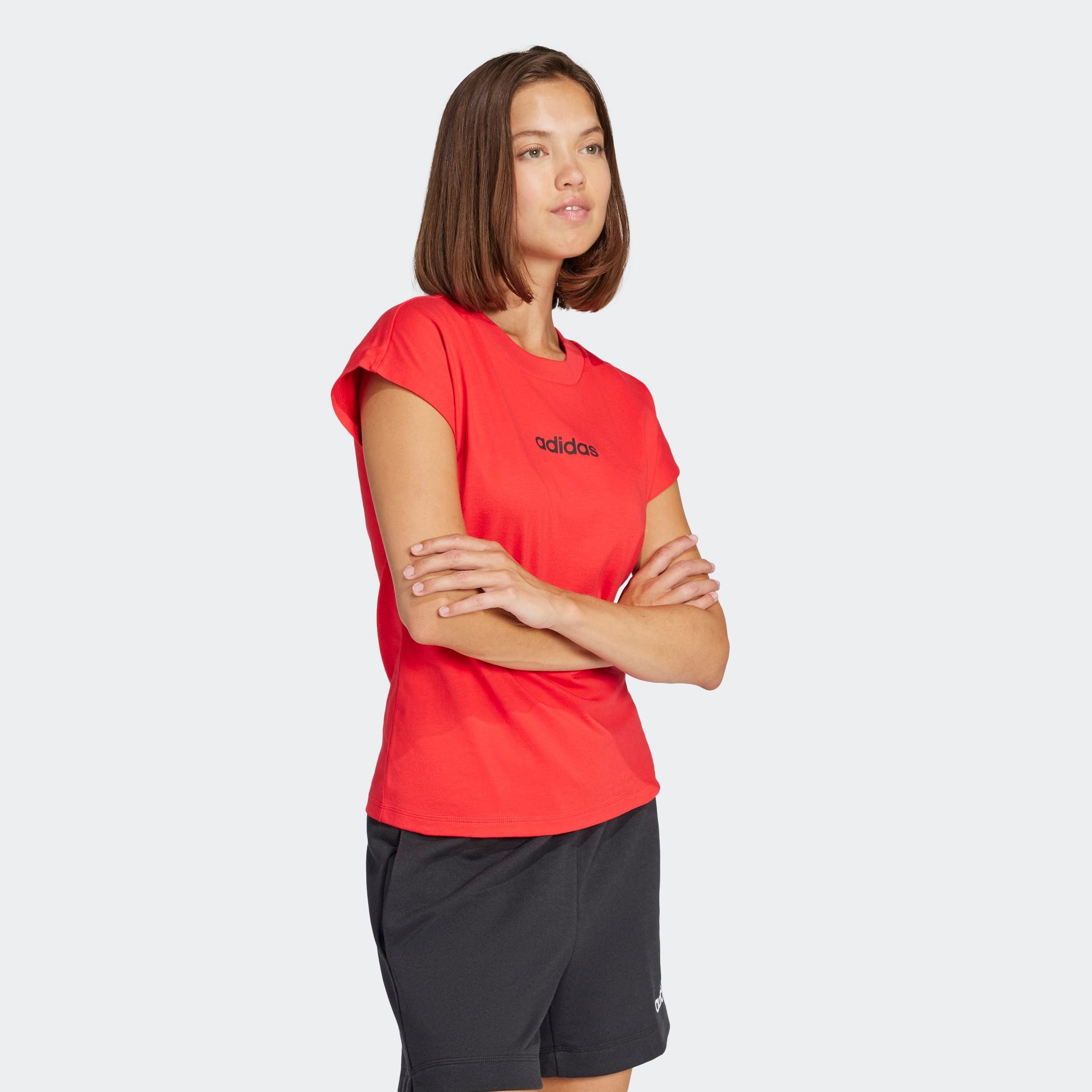 adidas Sportswear T-Shirt "W LIN SJ T", Basic T-Shirt aus weichem Material günstig online kaufen