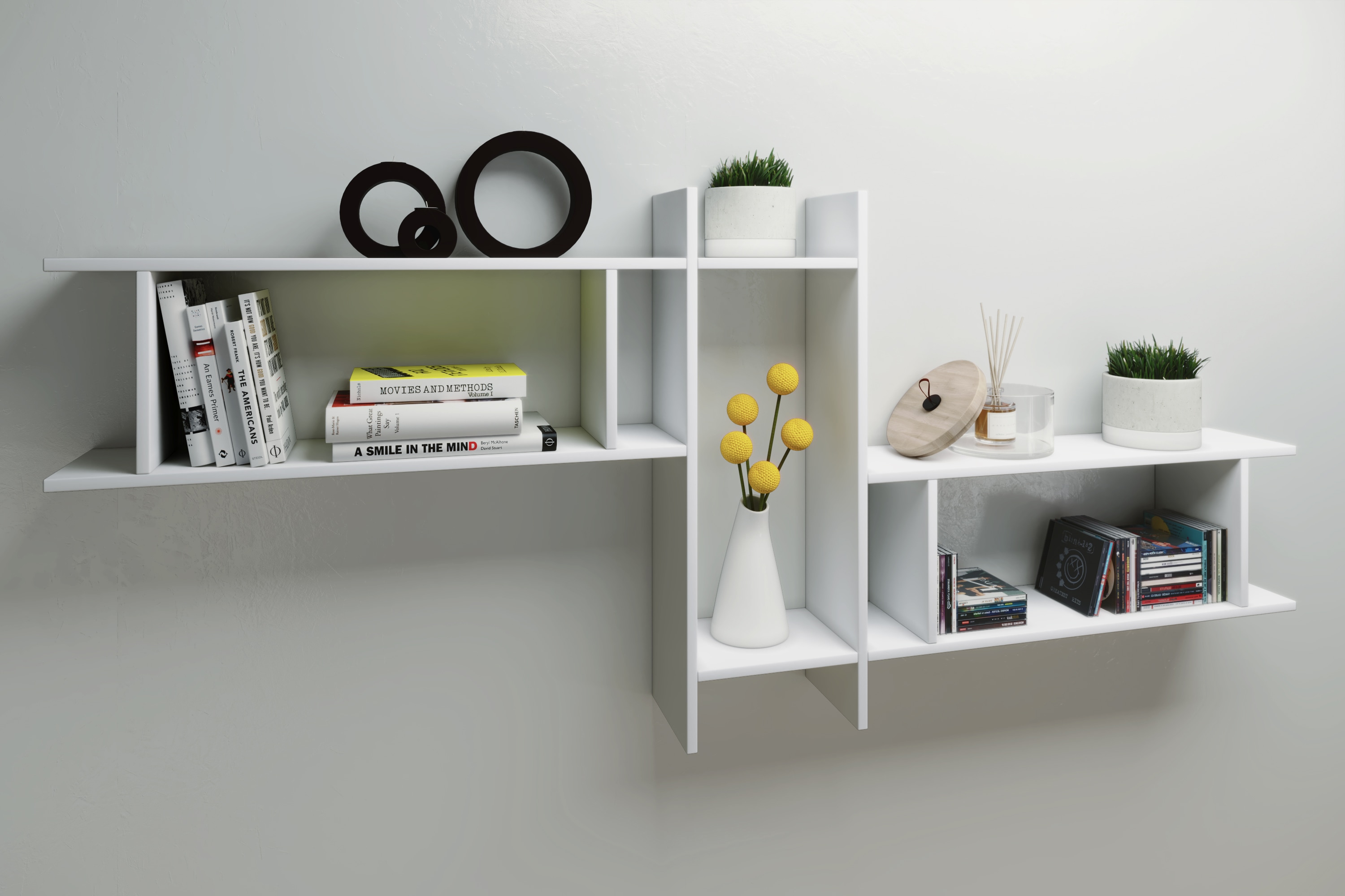 Thumbnail - VCM Wandregal "Holz Wandregal Wandboard Hängeregal Board SirolaXL" 1 Stk. tlg.