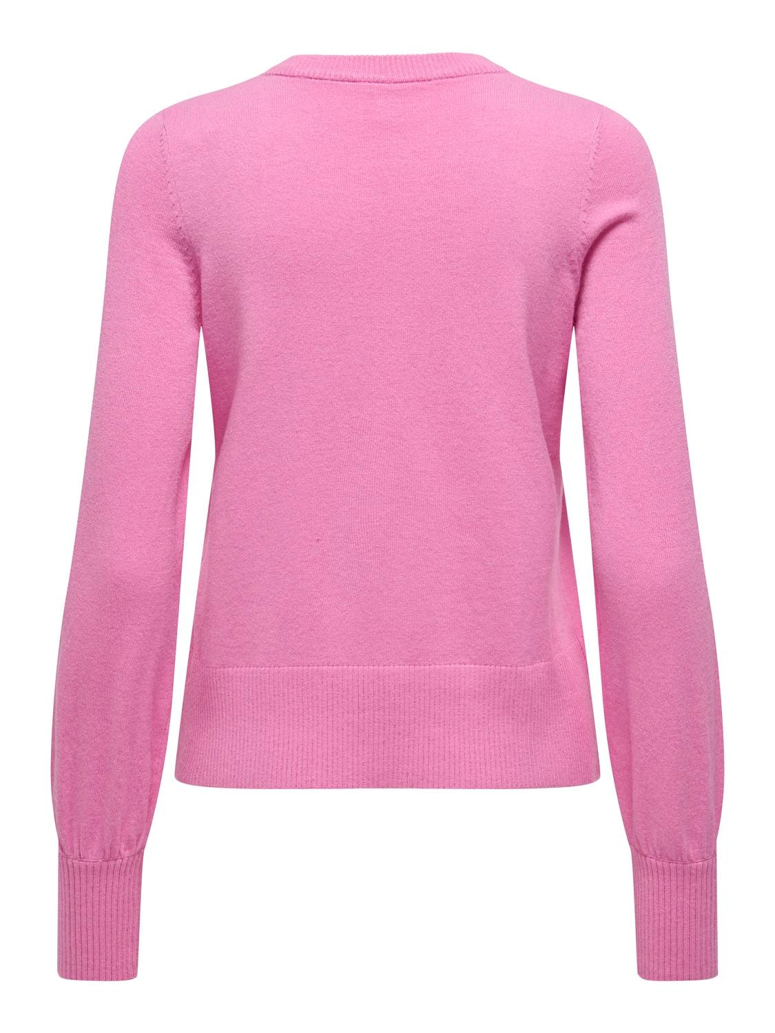 ONLY Strickpullover »ONLIBI LS EMB O-NECK CC KNT«