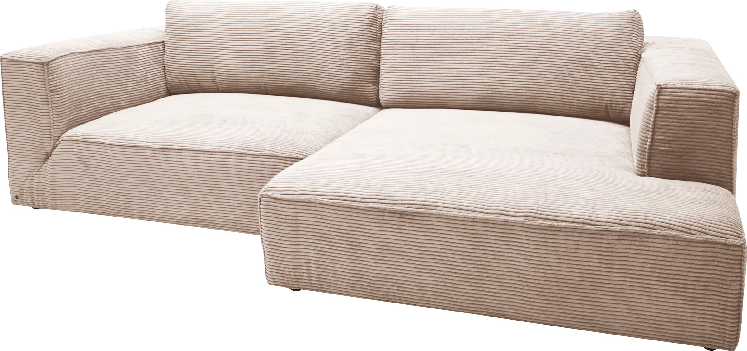 TOM TAILOR HOME Ecksofa »Big Cube Style«, (2 St.), mit cleanen Stegkissen, extra große Sitztiefe, Breite 240cm