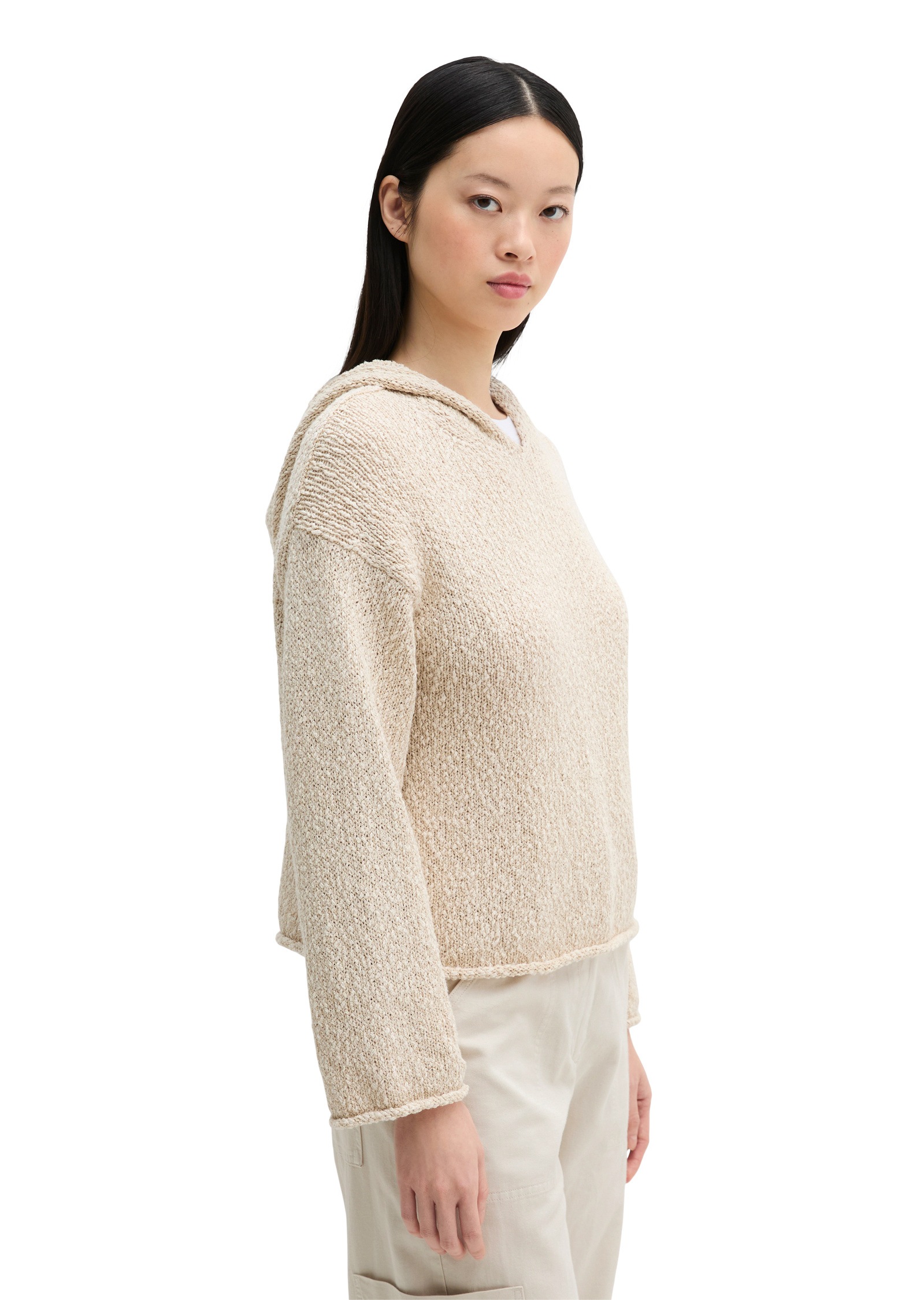 Marc OPolo Strickpullover "aus Organic-Cotton-Mix-Slub" günstig online kaufen