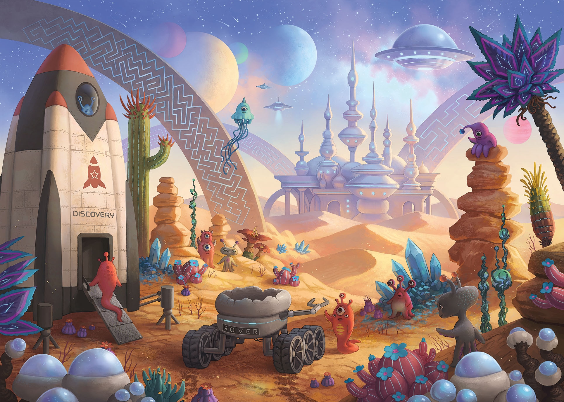 Ravensburger Puzzle »EXIT,: Die Weltraummission«, Made in Germany