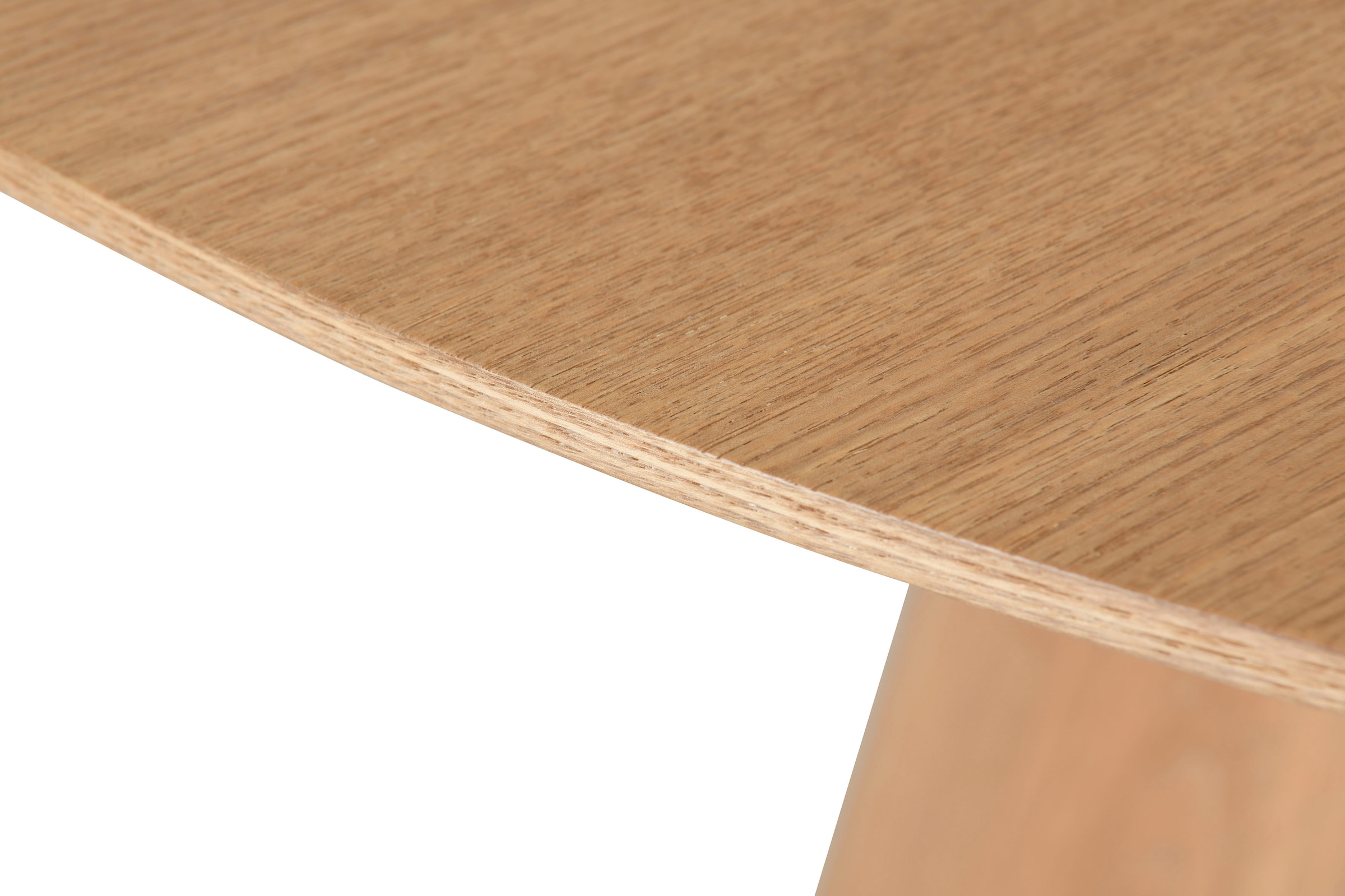 byLIVING Esstisch »Rond«, mit Echtholz-Furnier Eiche natur,rund, Durchmesser 120 cm
