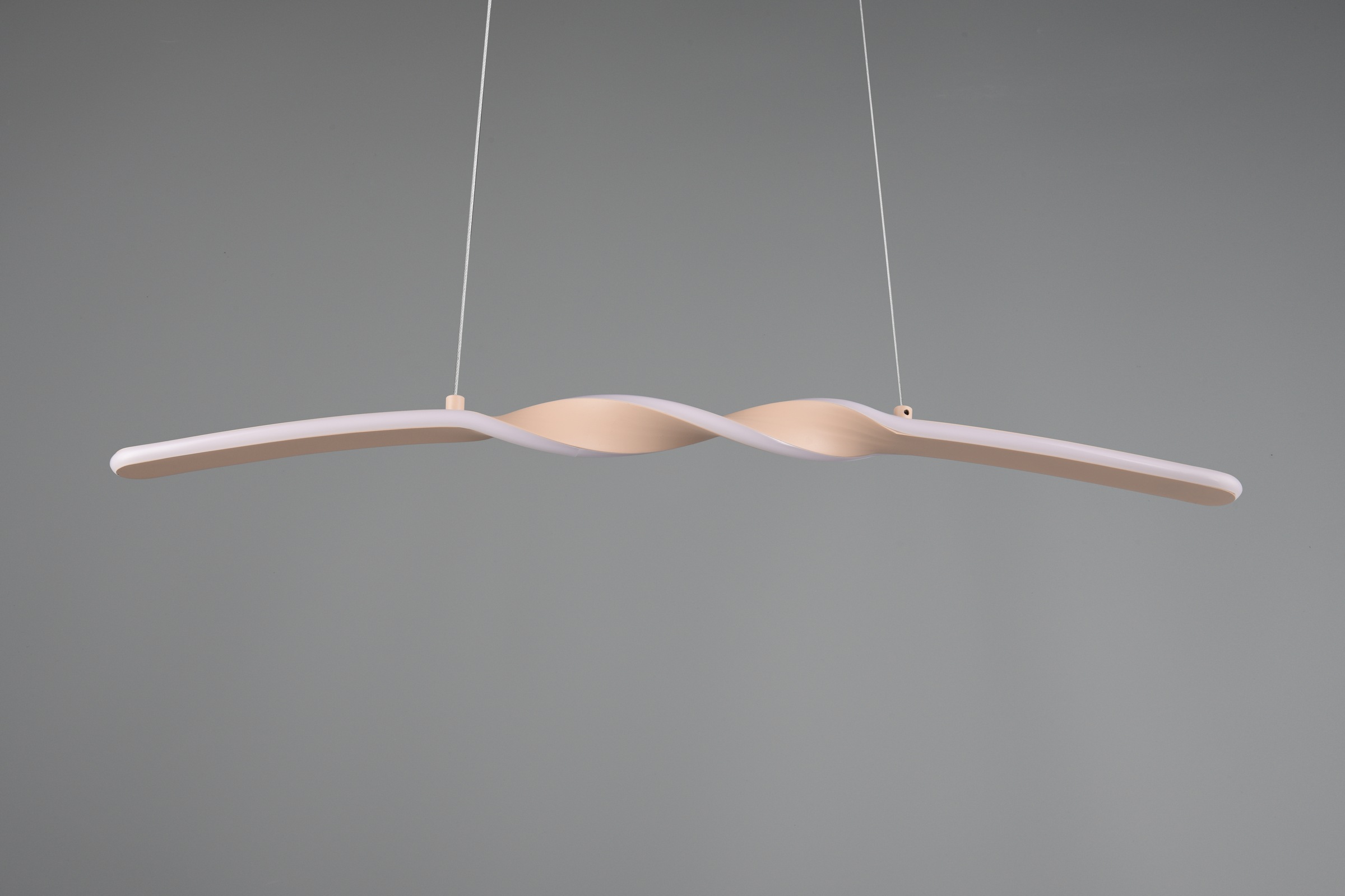 REALITY Leuchten LED Pendelleuchte »GINKO, Hängeleuchte LED 18W 1980 Lumen 3000K warmweiß«, 1 flammig, Leuchtmittel LED-Board | LED fest integriert, Hängelampe Esszimmer, höhenverstellbar bis max 150cm, Breite 79 cm