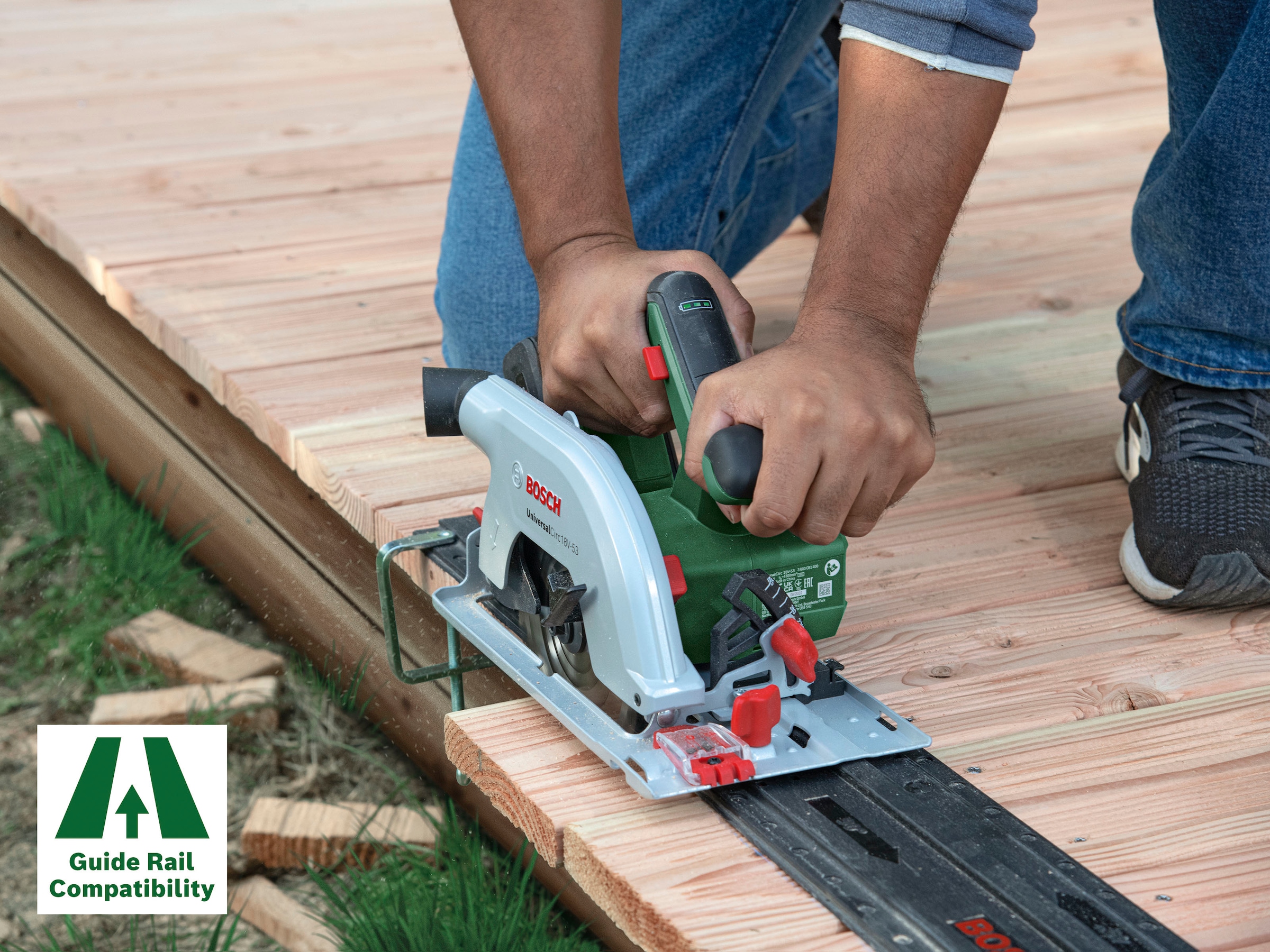 Bosch Home & Garden Akku-Handkreissäge »UniversalCirc 18V-53 - solo«, ohne Akku und Ladegerät